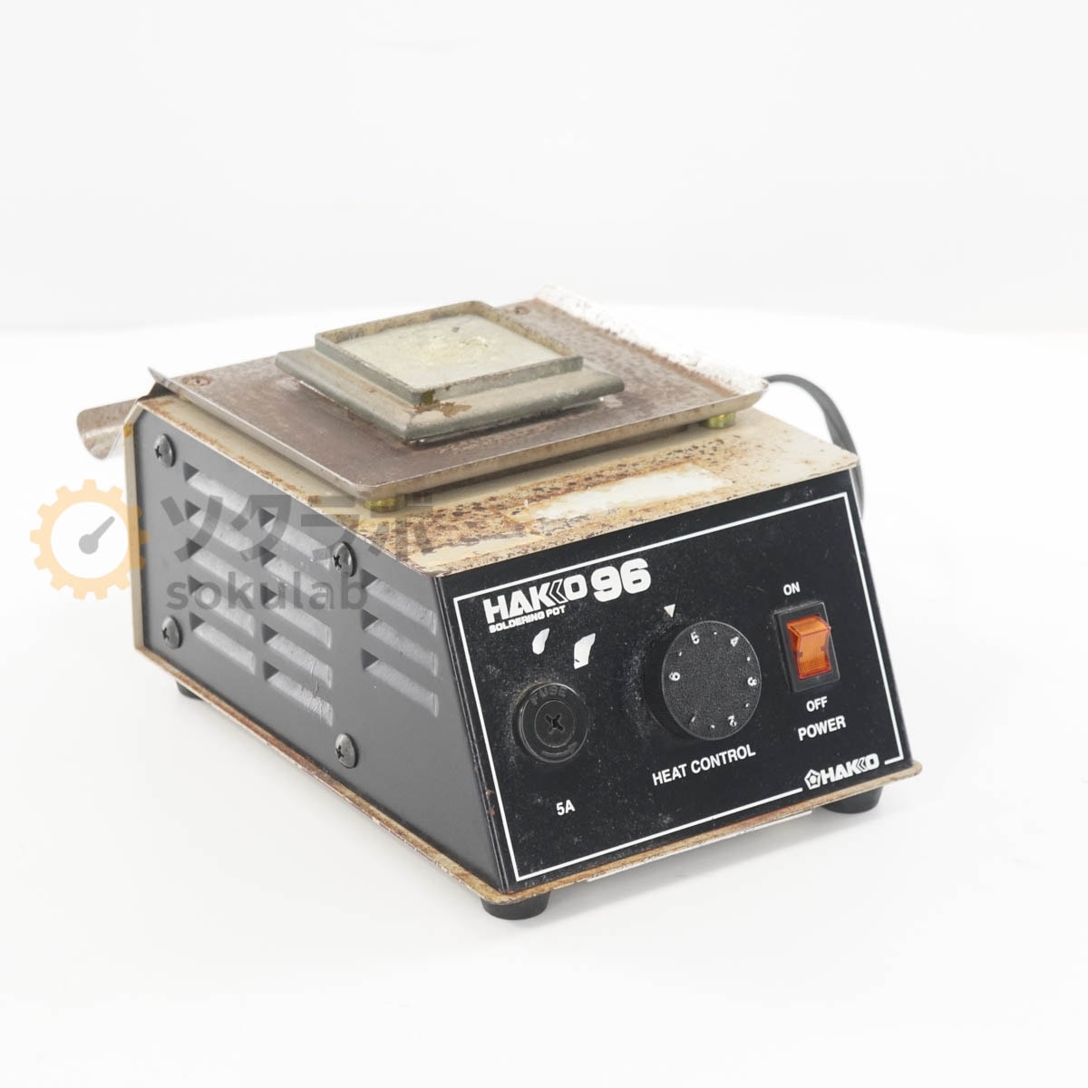 [DW]USED 8���ݾ� HAKKO 96 96ZA Ⱦ���� �Ϥ���� SOLDERING POT [07995-0022]