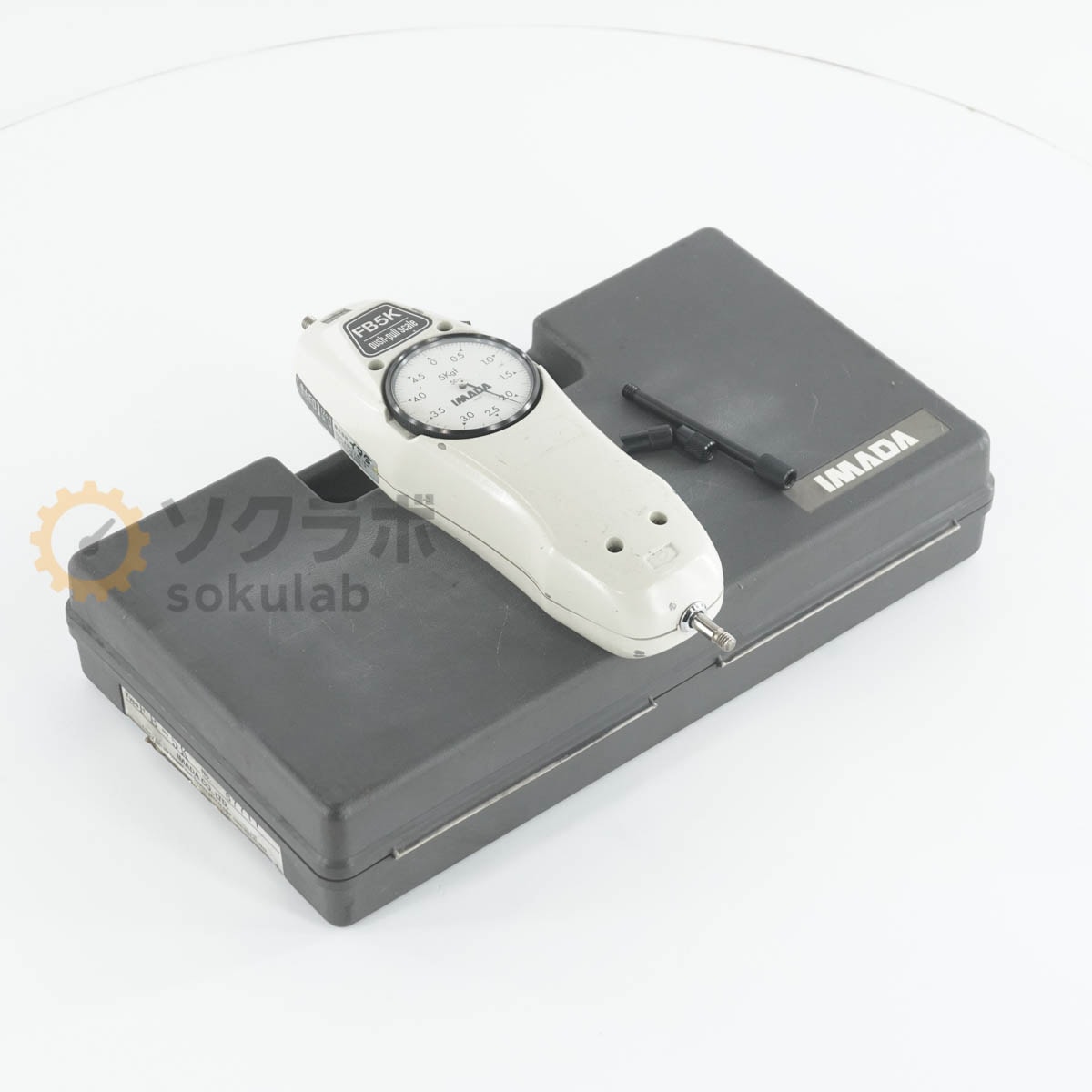 [DW]USED 8���ݾ� IMADA FB5K FB-5K push-pull scale �ץå���ץ륹������ �ᥫ�˥���ե����������� [08142-0019]
