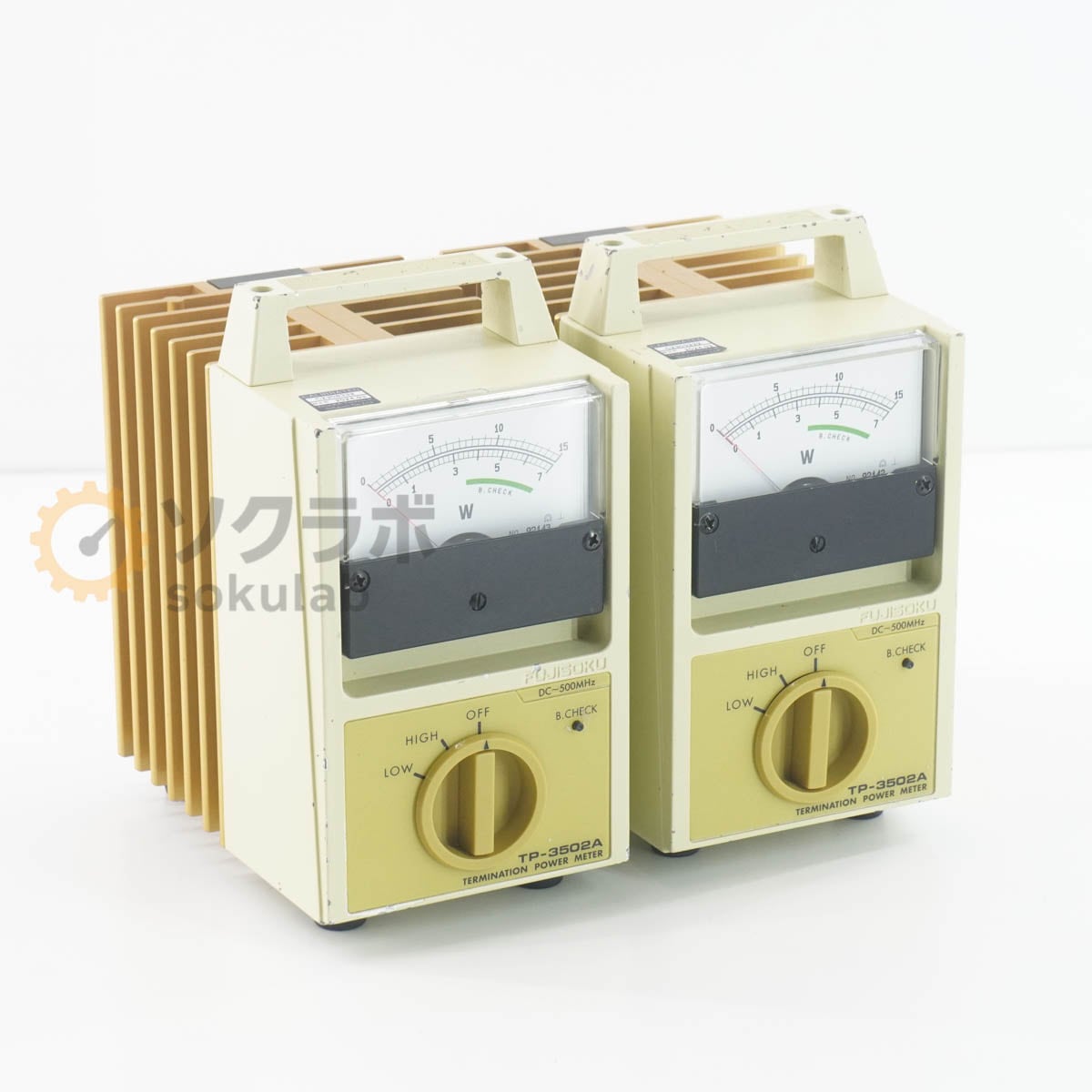 [JB]USED �ݾڤʤ� 2�楻�å� FUJISOKU TP-3502A-11 TP-3502A TERMINATION POWER METER ��ü�����Ϸ� DC-500MHz [08154-0010]