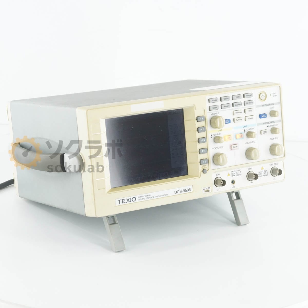 [DW]USED 8���ݾ� TEXIO DCS-9506 DIGITAL STORAGE OSCILLOSCOPE �ǥ����륹�ȥ졼���������������� 60MHz 100MS/s [08192-0008]