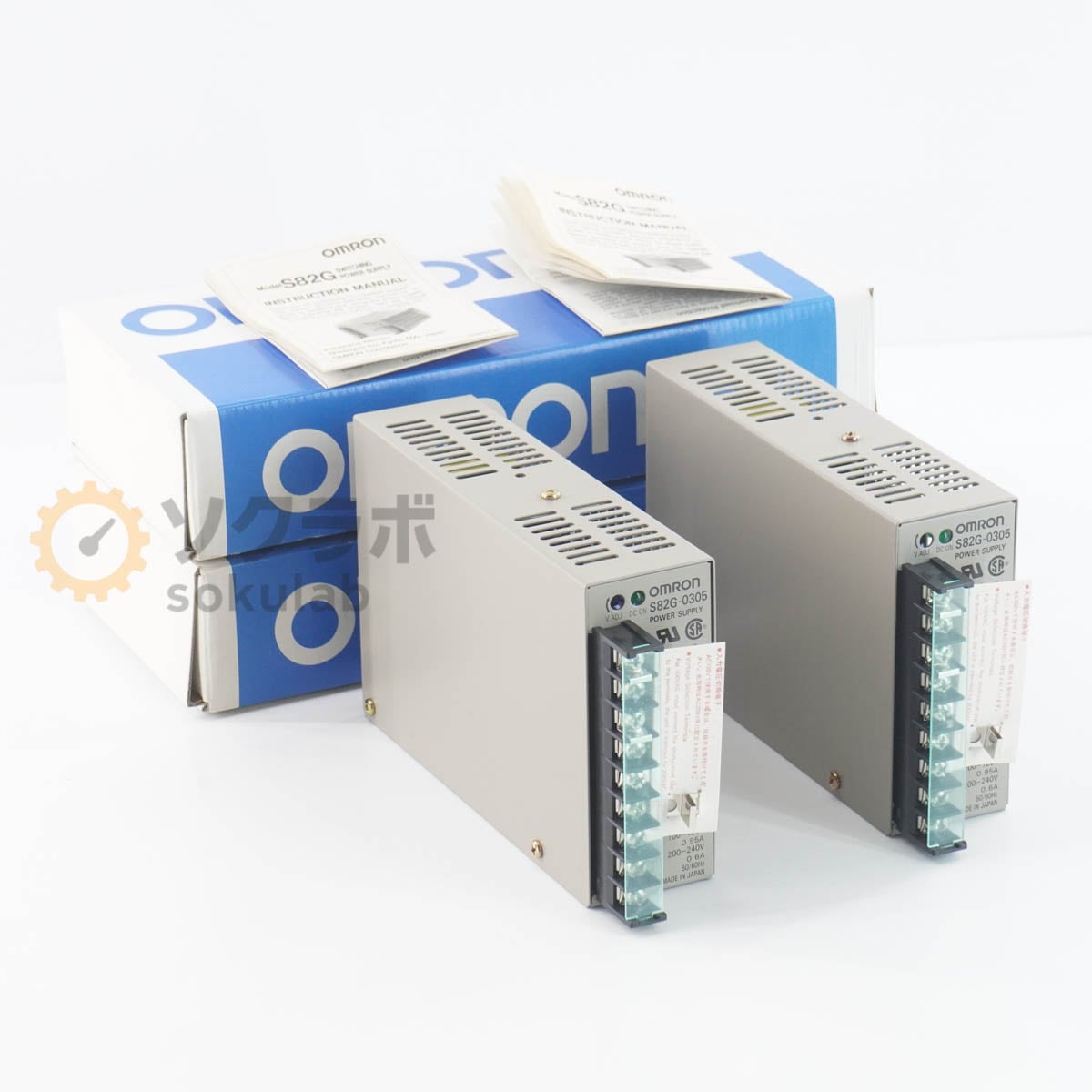 [PG]USED 8���ݾ� 2�楻�å� OMRON S82G-0305 S82G POWER SUPPLY �����å��� �ѥ���ץ饤 �谷������ [08221-0023]