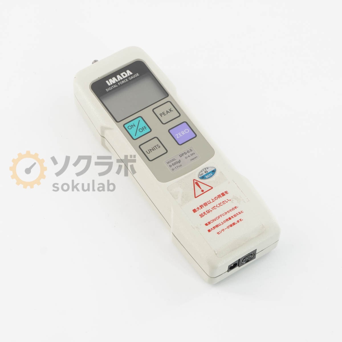 [JB]USED �ݾڤʤ� IMADA DPS-0.5 DIGITAL FORCE GAUGE �ǥ�����ե����������� 0-500gf 0-4.9N 0-17oz [05833-0205]