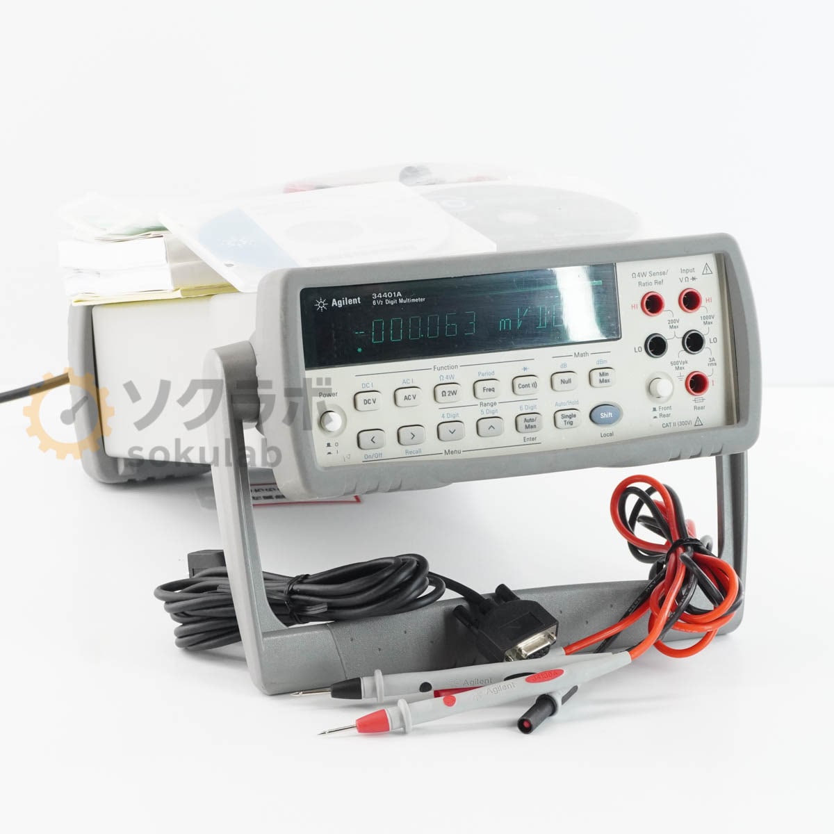 [DW]USED 8���ݾ� ��������2027ǯ1�� Agilent 34401A DMM 6 1/2 Digit Multimeter �ǥ�����ޥ���᡼���� �Ÿ������� ����...[08137-0100]