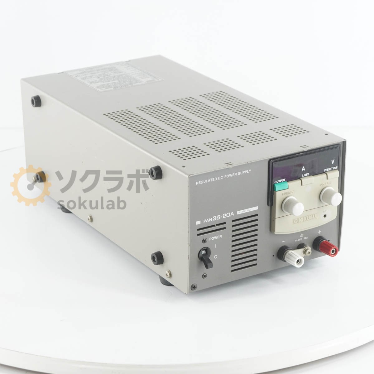 [DW]USED 8���ݾ� KIKUSUI PAN35-20A PAN-A REGULATED DC POWER SUPPLY ľή���경�Ÿ� DC�Ÿ� ľή�Ÿ� 0-35V 20A [08055-0093]