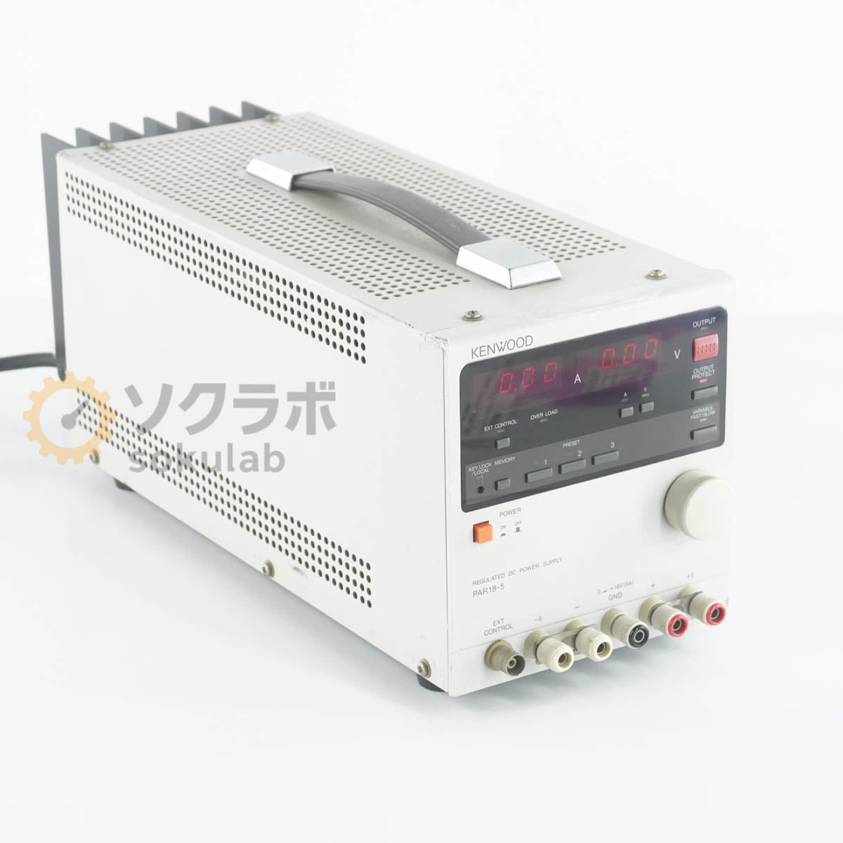 [DW]USED 8���ݾ� KENWOOD PAR18-5 REGULATED DC POWER SUPPLY ľή���경�Ÿ� DC�Ÿ� ľή�Ÿ� 0-��18V 5A [08055-0094]