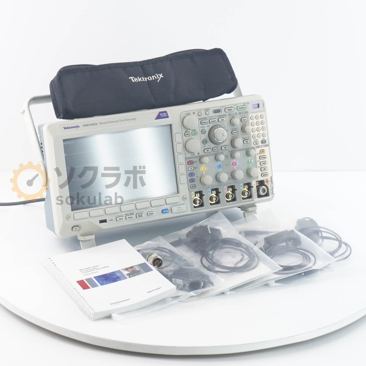 [DW]USED 8���ݾ� SelfTestOK Tektronix MDO3024 MDO3000 Mixed Domain Oscilloscope �ߥå����ɡ��ɥᥤ�󡦥�����������...[07765-0001]