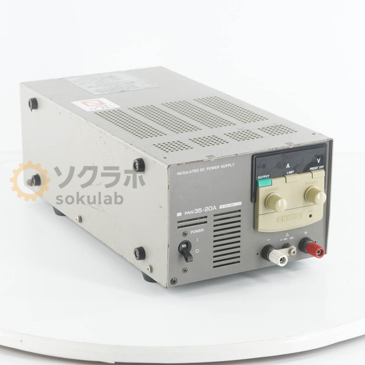 [DW]USED 8���ݾ� KIKUSUI PAN35-20A PAN-A REGULATED DC POWER SUPPLY ľή���경�Ÿ� DC�Ÿ� ľή�Ÿ� 0-35V 20A [08055-0238]