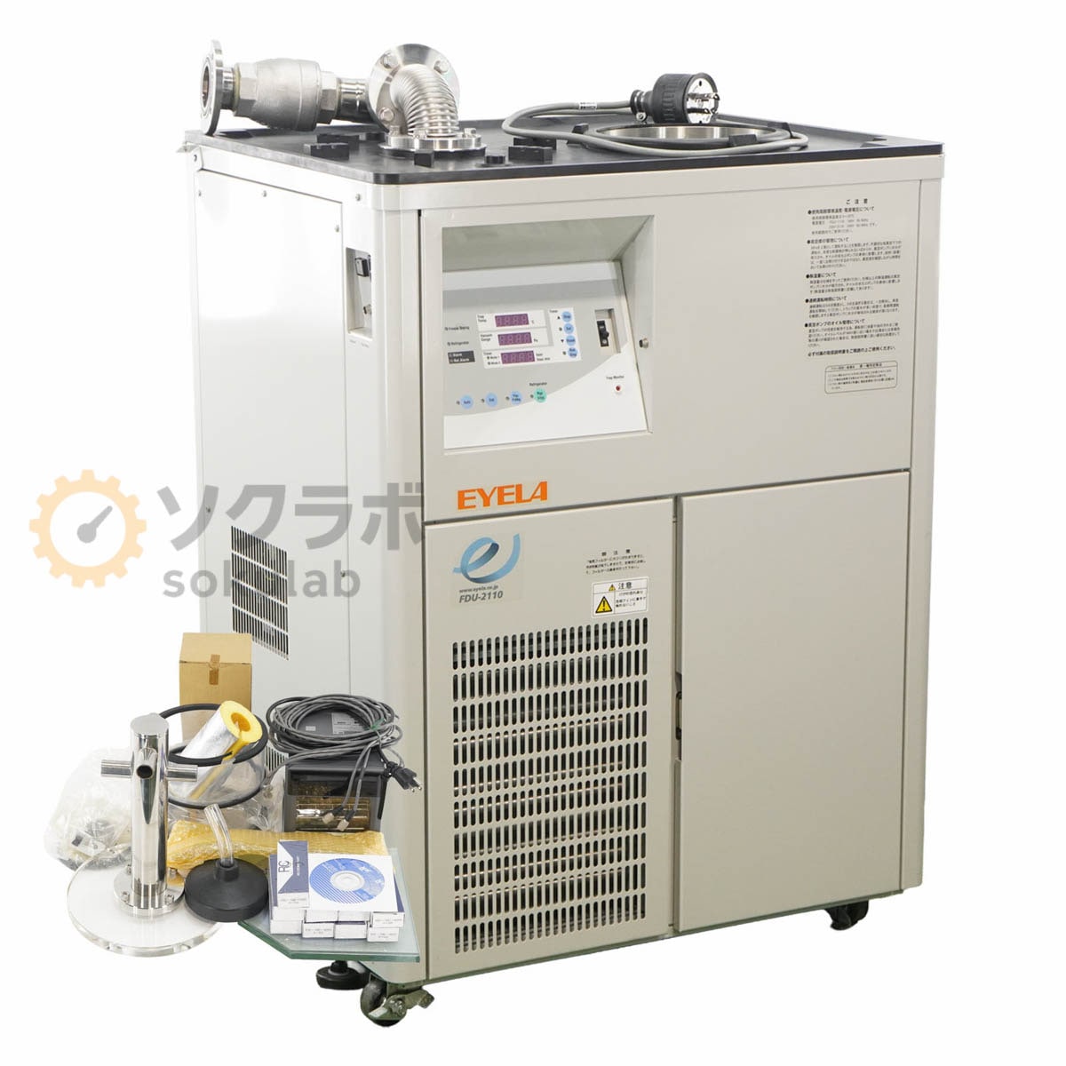 [DW]USED 8���ݾ� EYELA FDU-2110 Freeze Dryer ��봥�絡 �ե꡼���ɥ饤�䡼 GCD-136X ��R10000 436106-1 YOKOGAWA ����...[08187-0018]