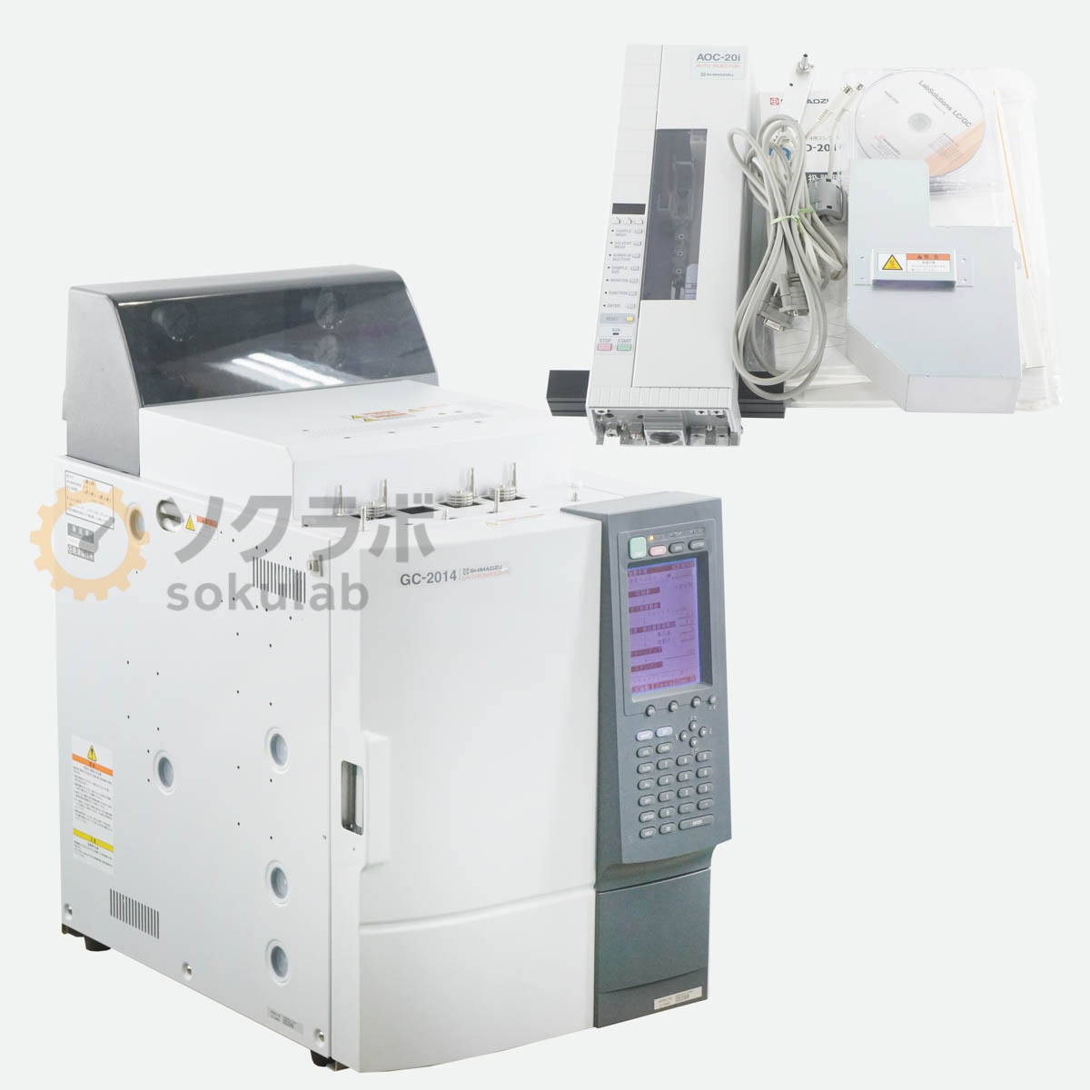 [DW]USED 8���ݾ� SHIMADZU GC-2014 AOC-20i SINJ-2014 GAS CHROMATOGRAPH ���������ޥȥ���� ���եȥ����� �谷������ [07619-0019]