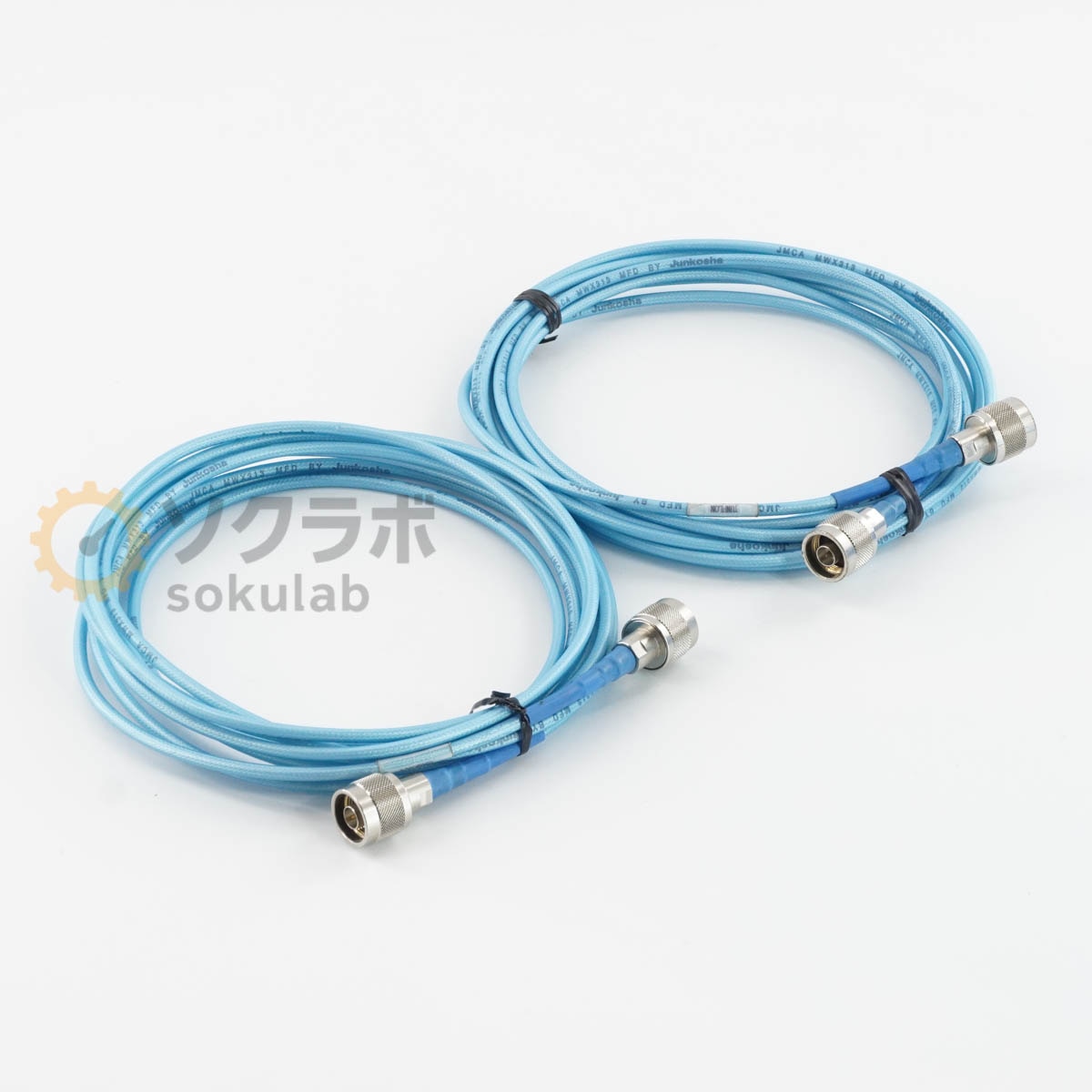 [DW]USED 8���ݾ� 2�ܥ��å� Junkosha MWX313-05000NMSNMS MWX313 JUNFLON �����ե��� N�������֥� Coaxial Cable Ʊ����...[08136-0111]