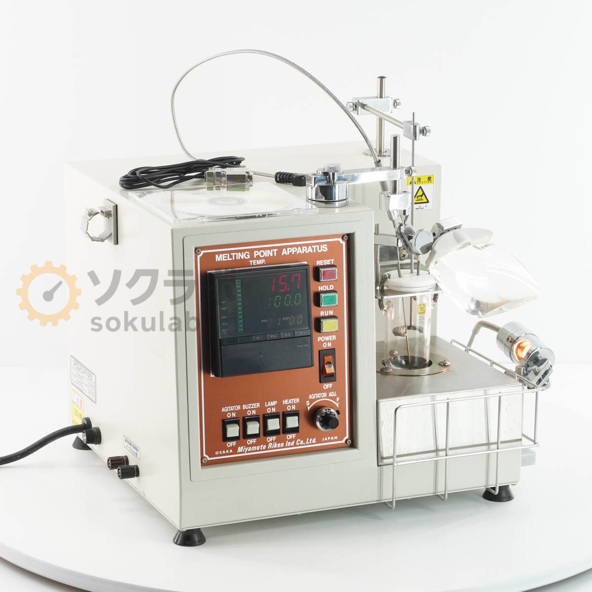 [DW]USED 8���ݾ� Miyamoto Riken MPA-50 MELTING POINT APPARATUS ͻ��¬��� ���եȥ����� [08187-0012]