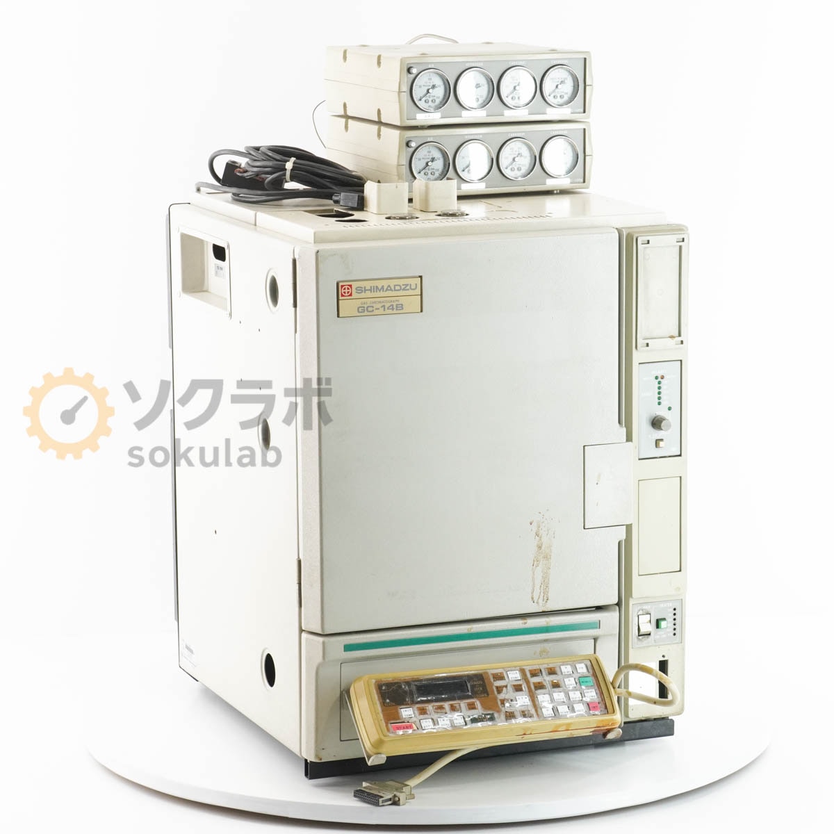 [JB]USED �ݾڤʤ� SHIMADZU GC-14B GAS CHROMATOGRAPH ���������ޥȥ���� FC-14PM*2 [07977-0013]