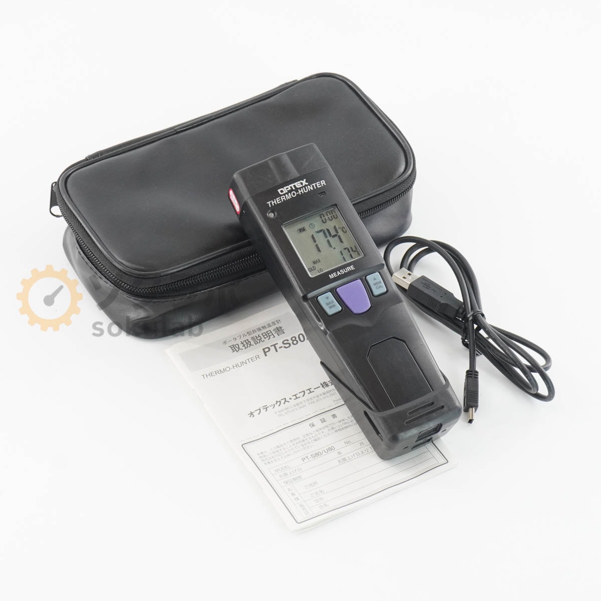 [DW]USED 8���ݾ� ��������2025ǯ12�� OPTEX FA PT-U80 THERMO-HUNTER Thermometer �ݡ����֥뷿���ܿ����ٷ� �谷������ [08136-0071]