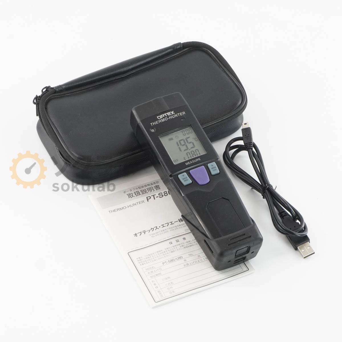 [DW]USED 8���ݾ� ��������2025ǯ06�� OPTEX FA PT-U80 THERMO-HUNTER Thermometer �ݡ����֥뷿���ܿ����ٷ� �谷������ [08136-0072]