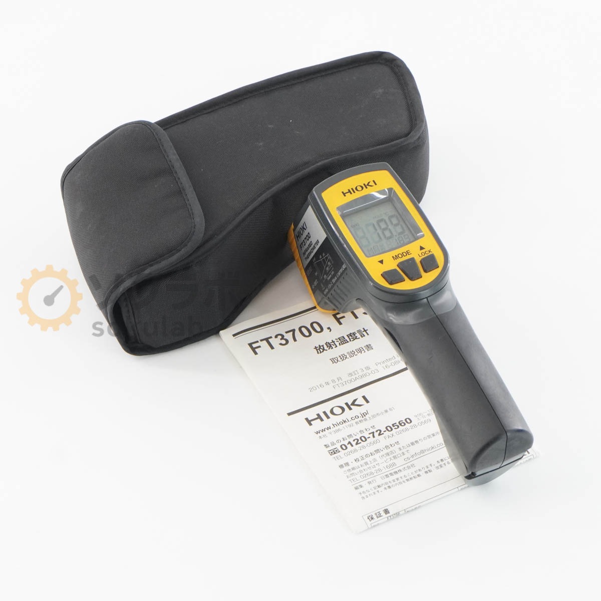[DW]USED 8���ݾ� 12/2024CAL HIOKI FT3700 INFRARED THERMOMETER ���Ͳ��ٷ� -60~550�� �谷������ [08136-0135]