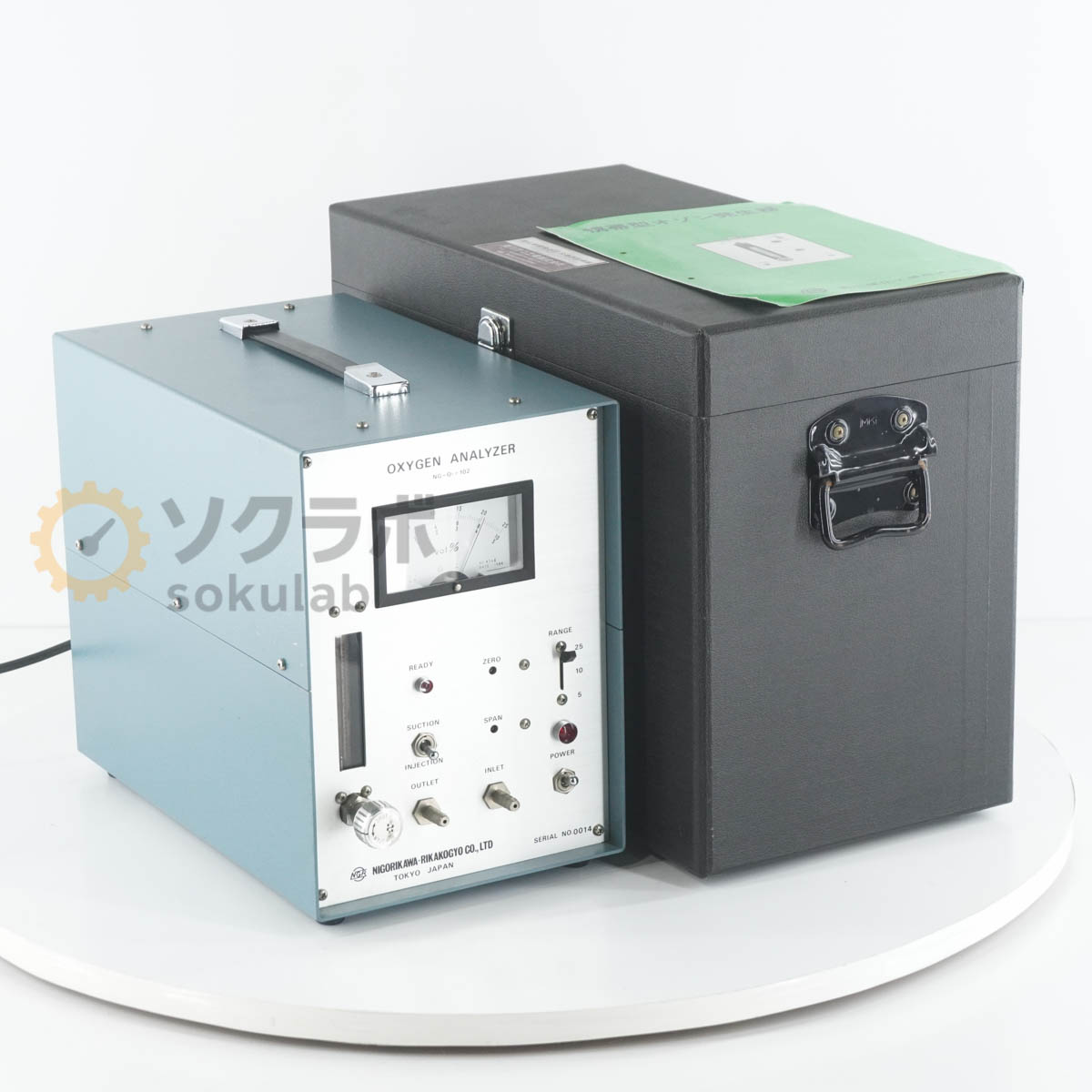 [DW]USED 8���ݾ� NIGORIKAWA RIKAKOGYO NG-O2-102 NGR OXYGEN ANALYZER ���륳�˥�������ǻ�ٷ� �Ÿ������� [07619-0114]