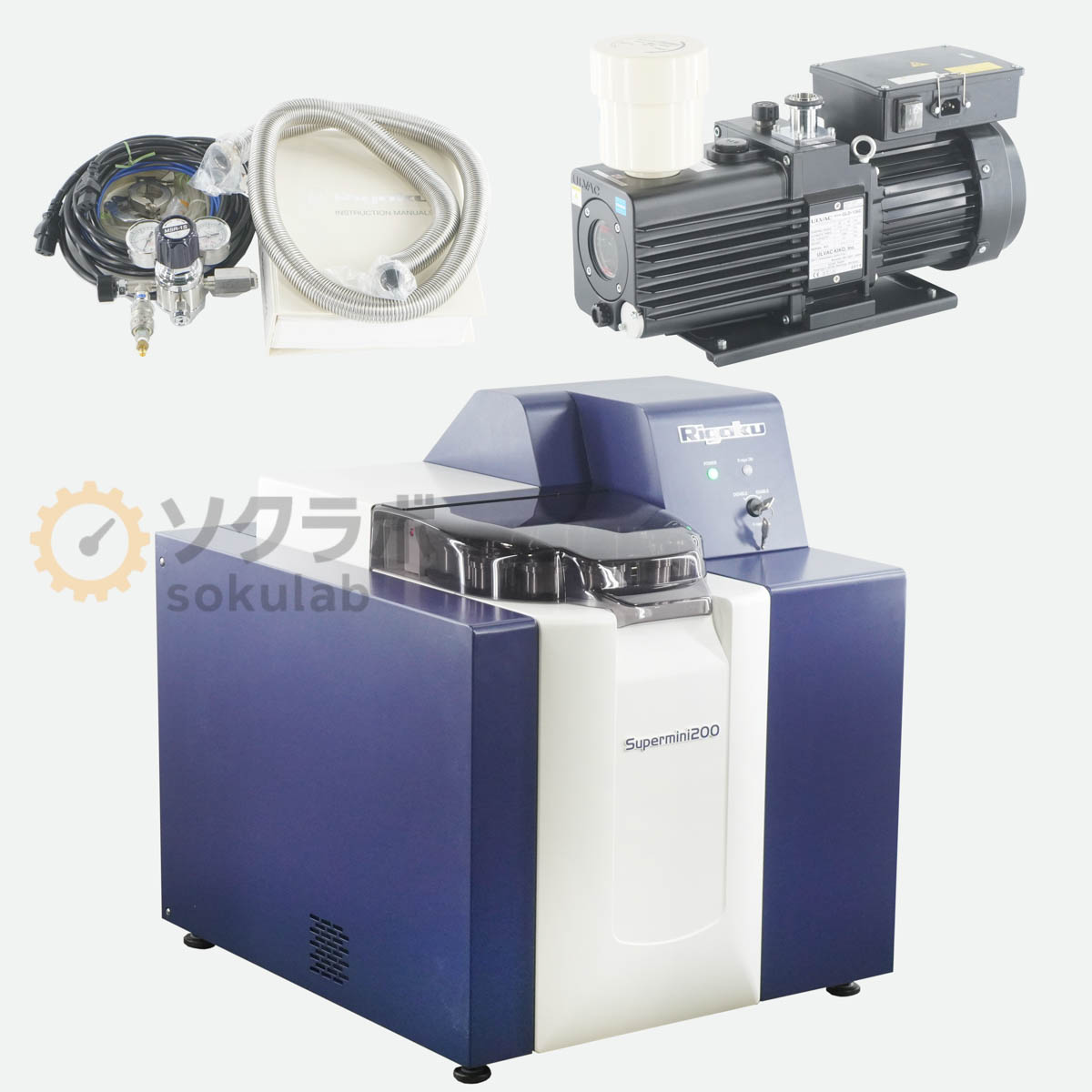[DW]USED 8���ݾ� Rigaku Supermini200 WDXRF Spectrometer ��Ĺʬ�������ָ�X��ʬ������ GLD-136C ULVAC �谷������ ���� [08019-0001]