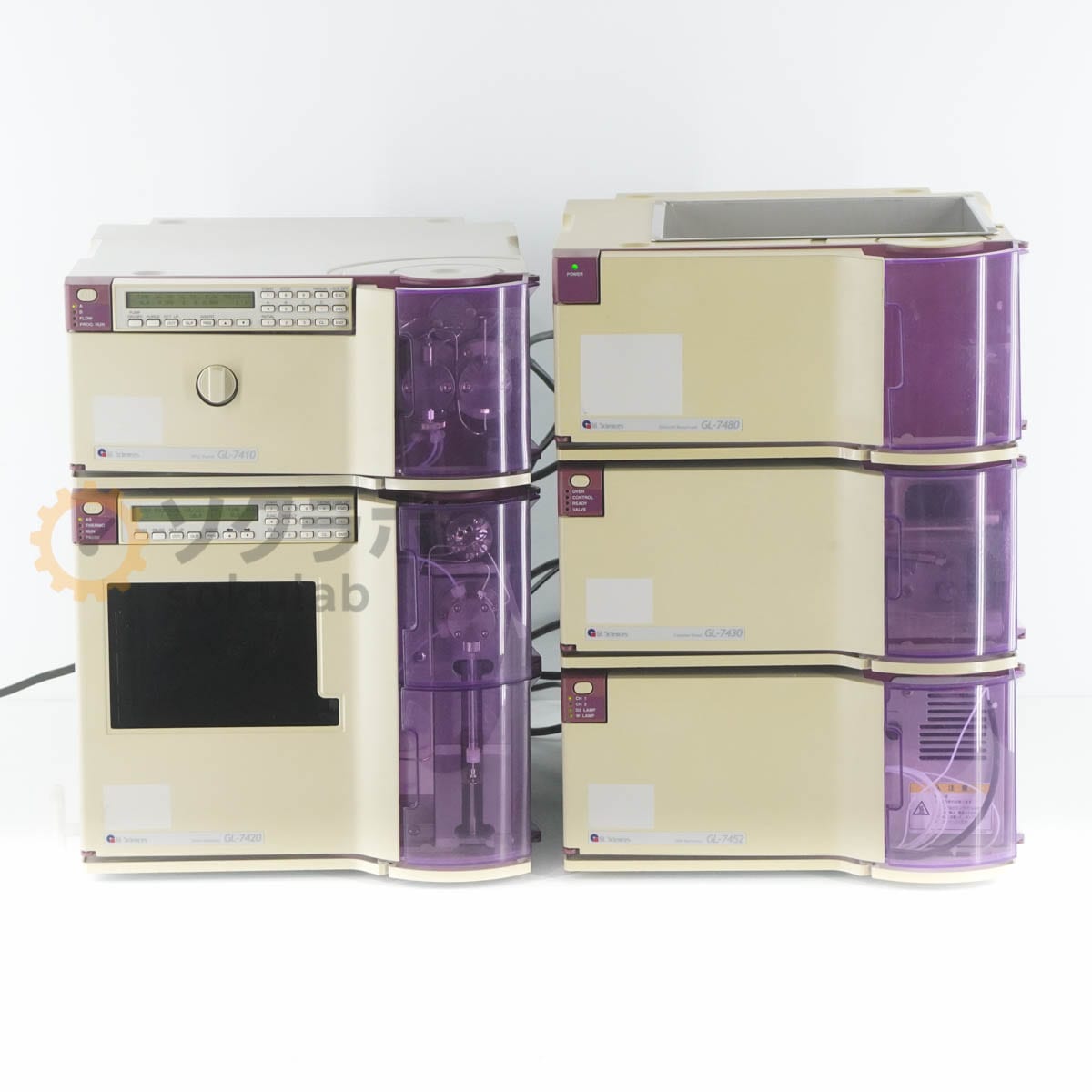 [DW]USED 8���ݾ� ���å� GL Sciences GL-7480 GL-7452 GL-7430 GL-7420 GL-7410 HPLC �ե��� Liquid Chromatograph ���Υ�...[07619-0014]