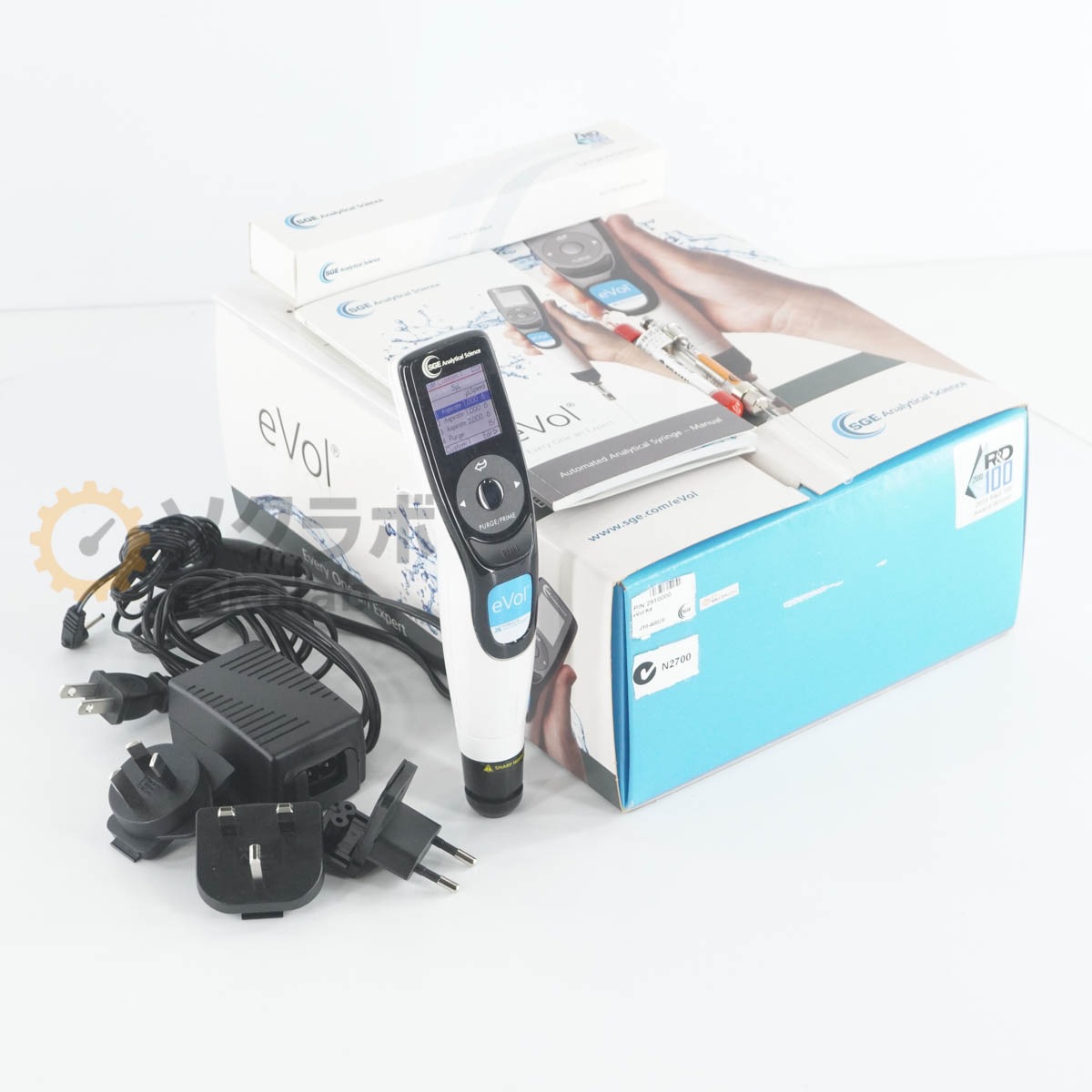 [DW]USED 8���ݾ� SGE Analytical Science eVol XCHANGE Digital Syringe �ǥ����륷��� 500��L AC�����ץ��� �Ÿ�����...[07619-0130]