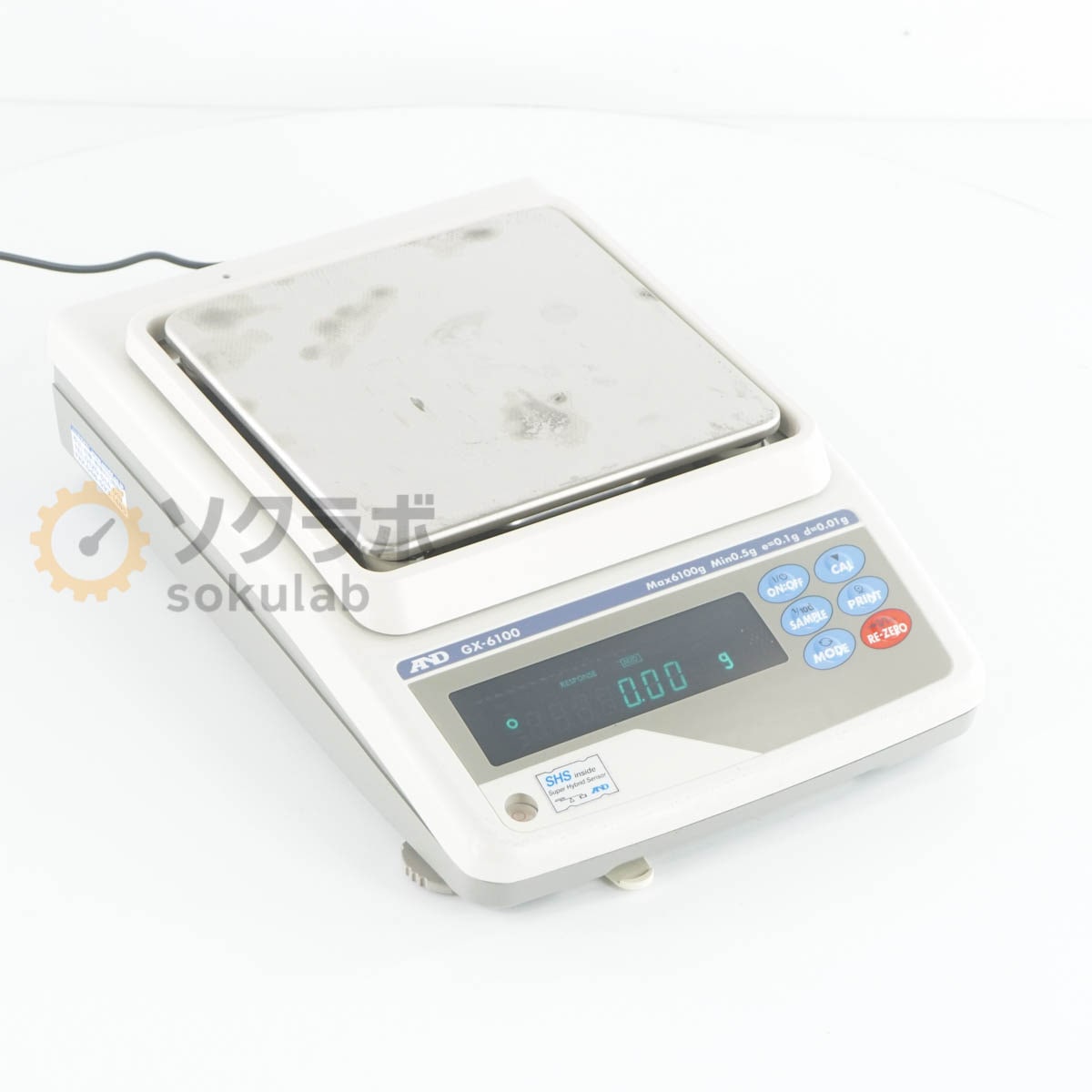 [DW]USED 8���ݾ� A��D GX-6100 ELECTRONIC BALANCE �廮�Ż�ŷ�Ӥ� �Ż�ŷ�� ʬƼ��¢������ŷ�Ӥ� �Ҥ礦��6100g AC����...[07619-0132]