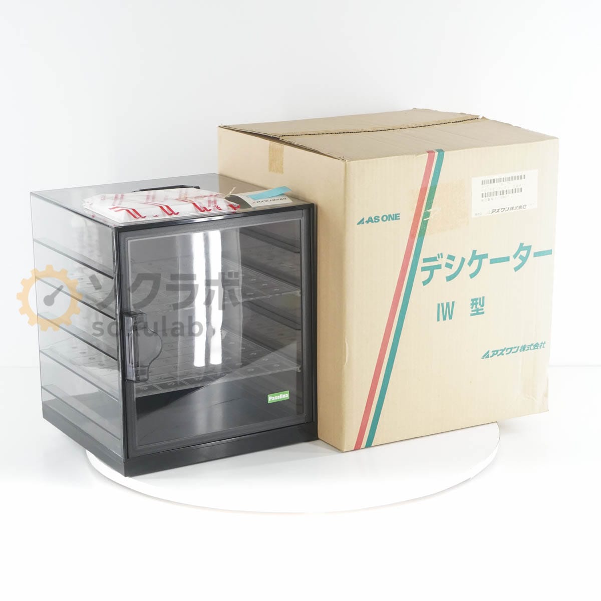 [DW]USED 8���ݾ� AS ONE IWH 1-961-01 Pasolina Desiccator �ѥ���� �ǥ��������� �������դ� [07619-0139]