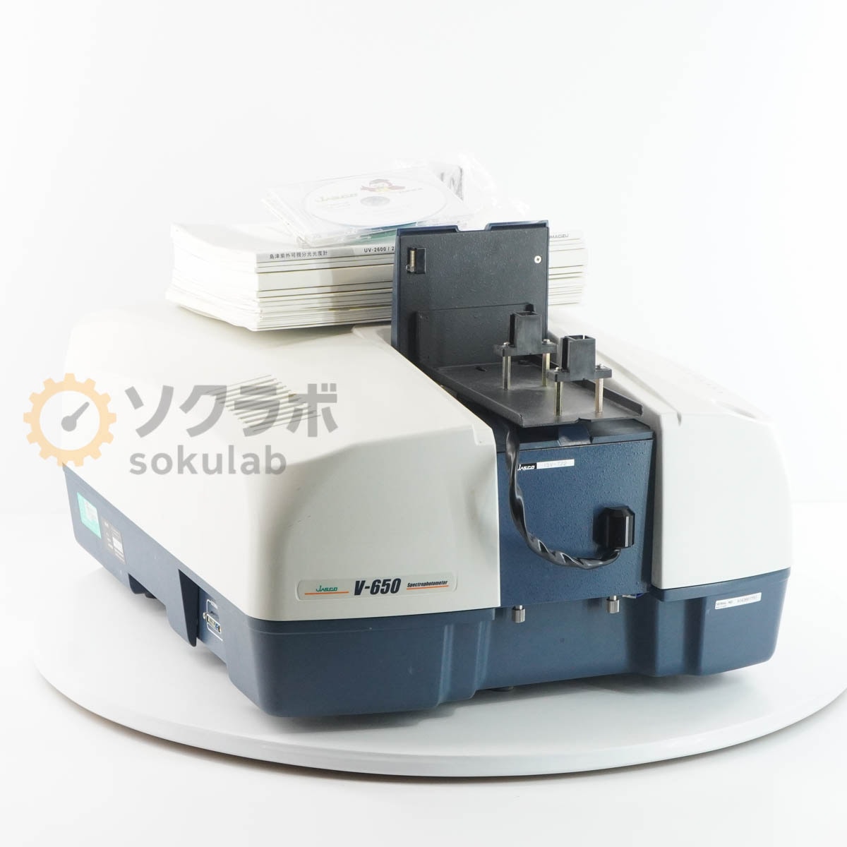 [DW]USED 8���ݾ� JASCO V-650 ISV-722 Spectrophotometer �糰�Ļ�ʬ�����ٷ� ��ʬ���˥å� ���եȥ����� �谷������ [07628-0021]