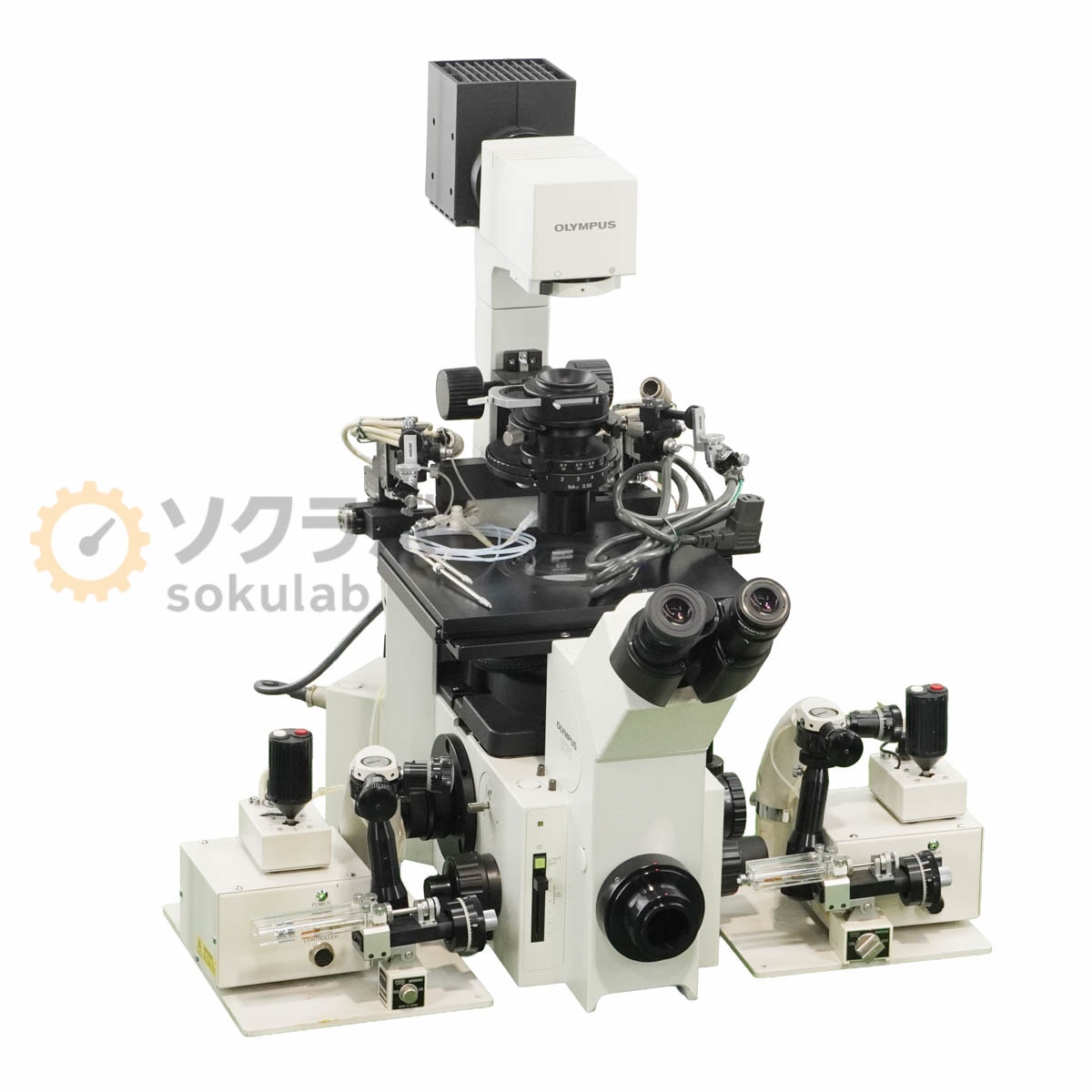 [DW]USED 8���ݾ� OLYMPUS IX70-S8F2 IX70 NARISHIGE ON �ʥꥷ�� Microscope Manipulator ������ �ޥ˥ԥ�졼���� WH10��...[07953-0014]
