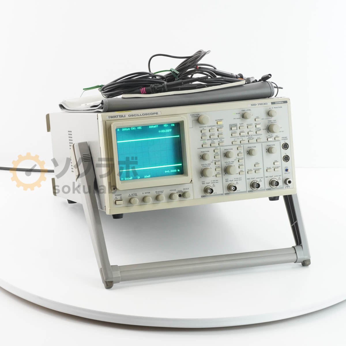 [DW]USED 8���ݾ� IWATSU SS-7830 OSCILLOSCOPE �������������� 300MHz VQ-057R21 Panasonic PP007-WS*2 LeCroy HP9250�谷...[08157-0007]