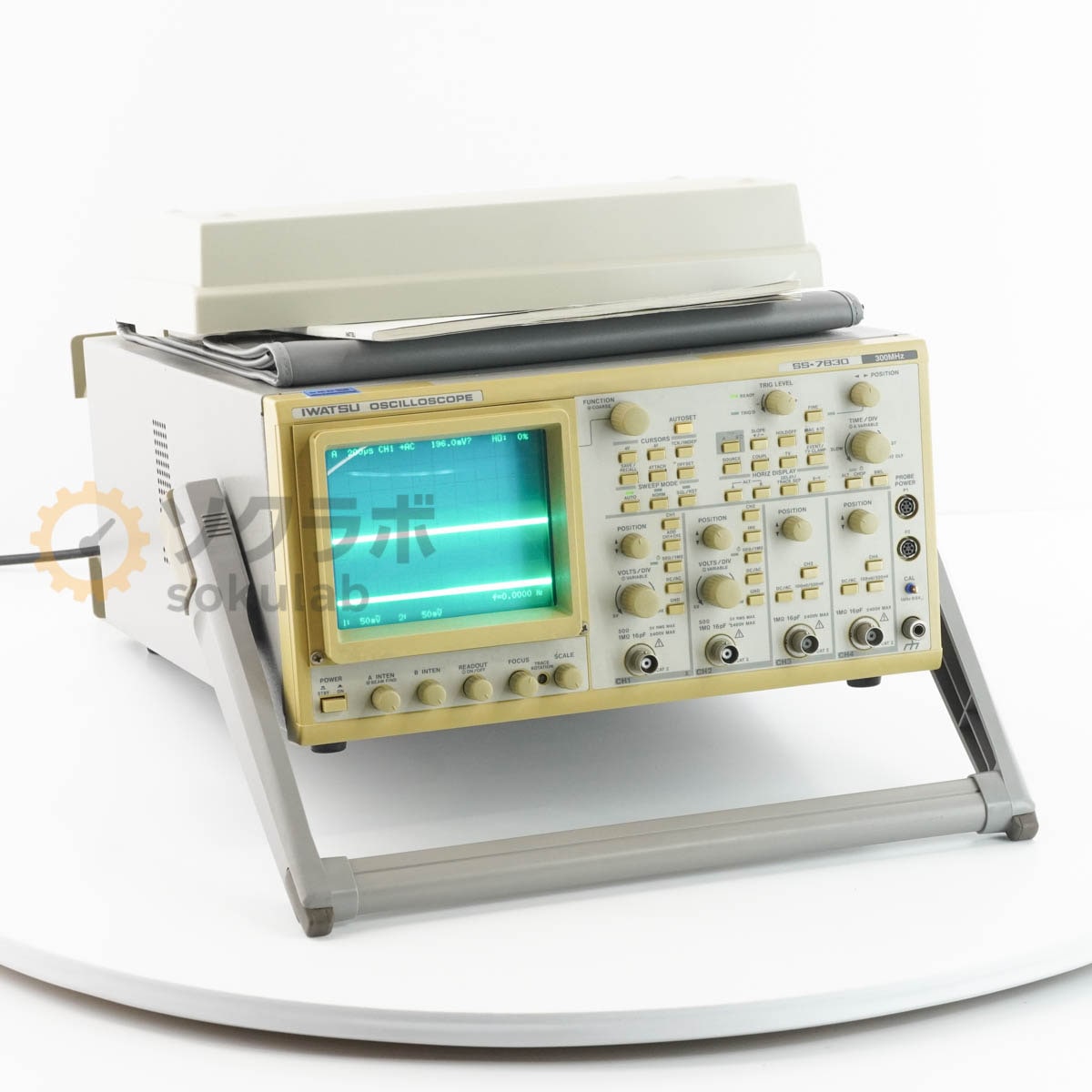[DW]USED 8���ݾ� IWATSU SS-7830 OSCILLOSCOPE �������������� 300MHz �谷������ [08157-0008]