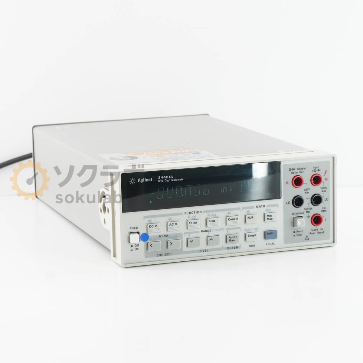 [DW]USED 8���ݾ� Agilent 34401A DMM 6 1/2 Digit Multimeter �ǥ�����ޥ���᡼���� [08262-0001]