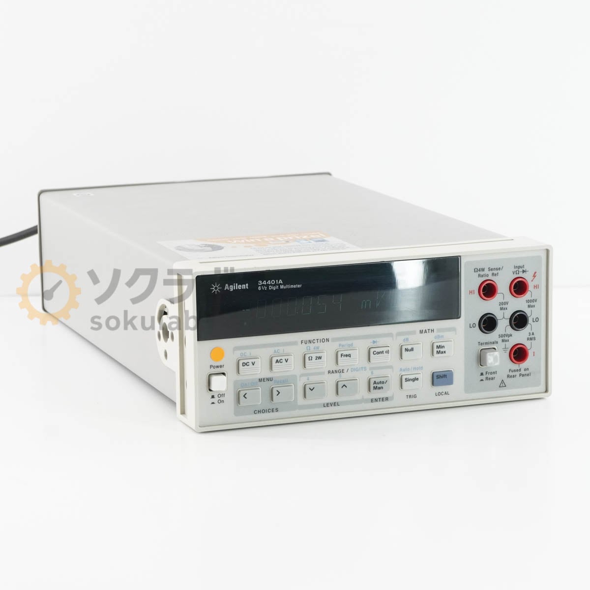 [DW]USED 8���ݾ� Agilent 34401A DMM 6 1/2 Digit Multimeter �ǥ�����ޥ���᡼���� [08262-0003]