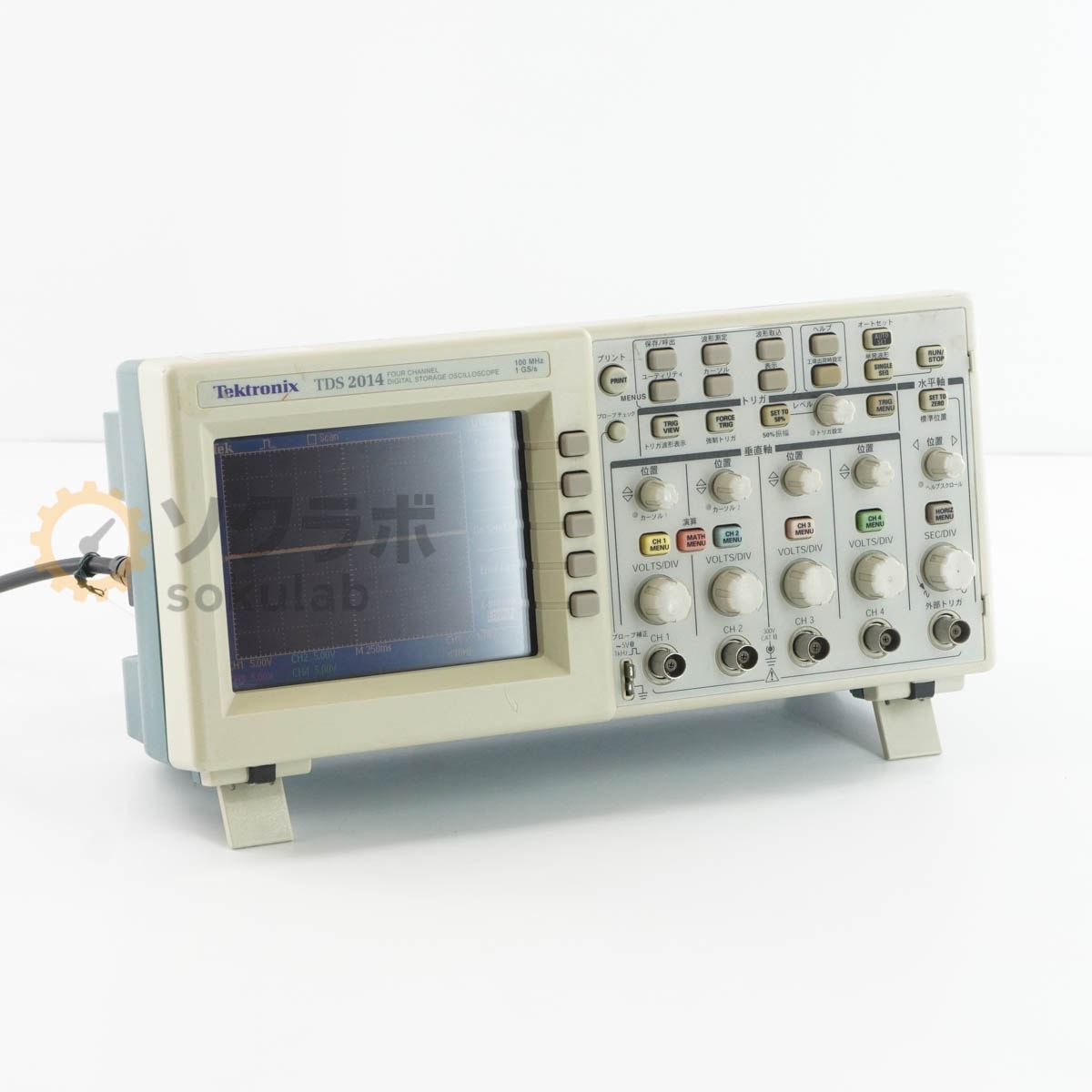 [DW]USED 8���ݾ� Tektronix TDS 2014 TDS2014 TDS2000 DSO DIGITAL STORAGE OSCILLOSCOPE �������������� 100MHz 1GS/s 4ch [08157-0006]