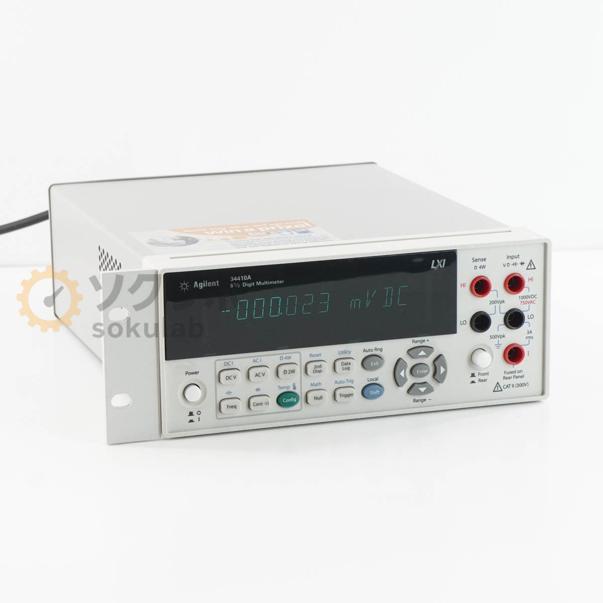 [DW]USED 8���ݾ� Agilent 34410A DMM 6 1/2 Digit Multimeter �ǥ�����ޥ���᡼���� LXI [08106-0002]