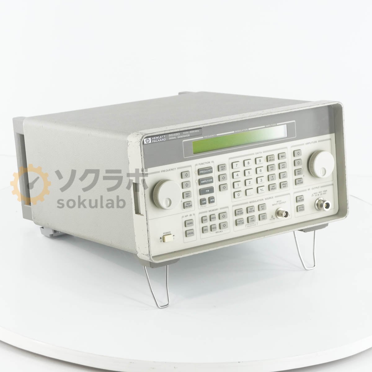 [JB]USED �ݾڤʤ� hp 8648D SIGNAL GENERATOR �����ʥ른���ͥ졼���� ����ȯ���� 9kHz-4000MHz [08191-0033]