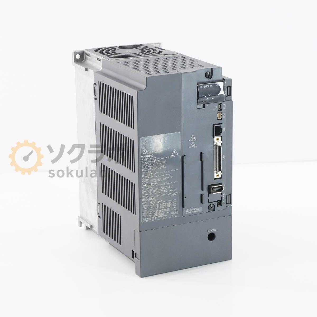 [PG]USED 8���ݾ� MITSUBISHI MR-J3-500A MELSERVO �����ܥ���� AC������ AC SERVO [08218-0013]
