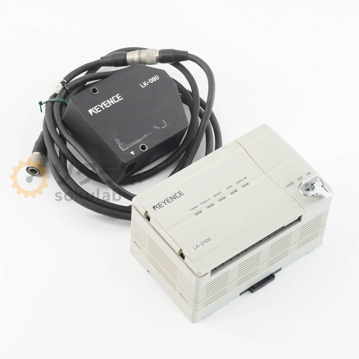 [JB]USED �ݾڤʤ� ���å� KEYENCE LK-080 LK-2100 CCD�졼���Ѱ̷� �졼�����Ѱ̷� ����ȥ����顼 ���󥵥إå� ���󥵡�...[08218-0019]