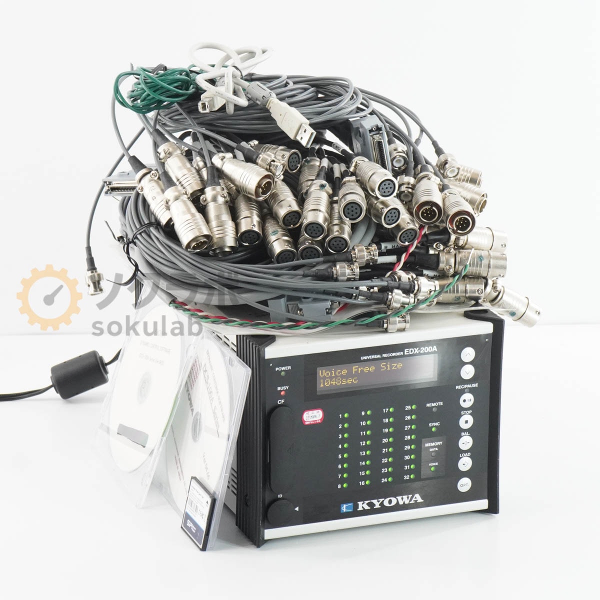 [DW]USED 8日保証 07/2025CAL KYOWA EDX-200A-4H EDX-200A UNIVERSAL RECORDER ...