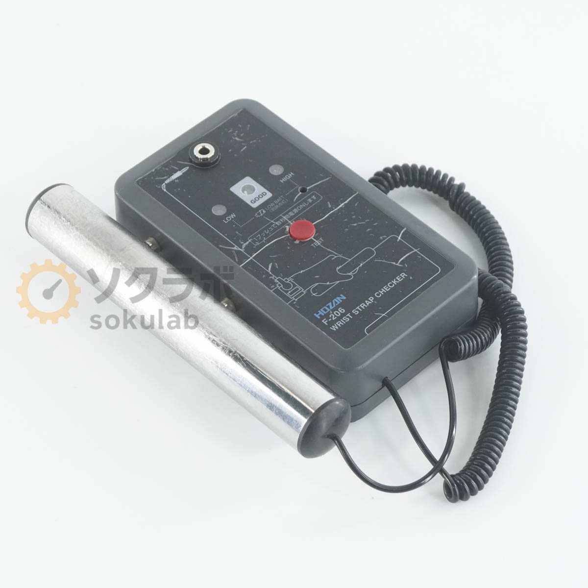 [JB]USED �ݾڤʤ� HOZAN F-206 WRIST STRAP CHECKER �ꥹ�ȥ��ȥ�åץ����å��� [08289-0007]