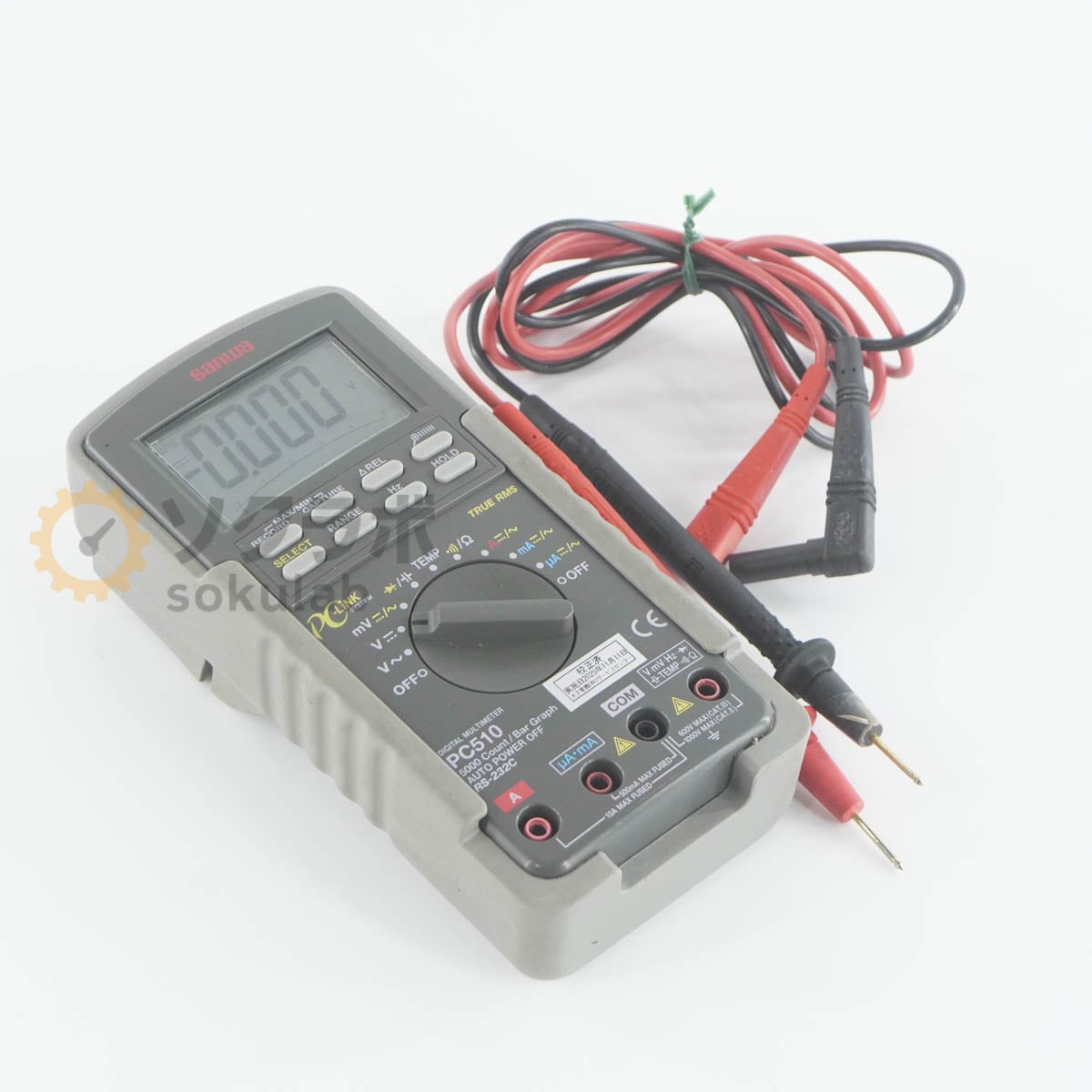 [DW]USED 8���ݾ� 11/2025CAL sanwa PC510 DMM DIGITAL MULTIMETER �ǥ�����ޥ���᡼���� TL-82 [08289-0009]