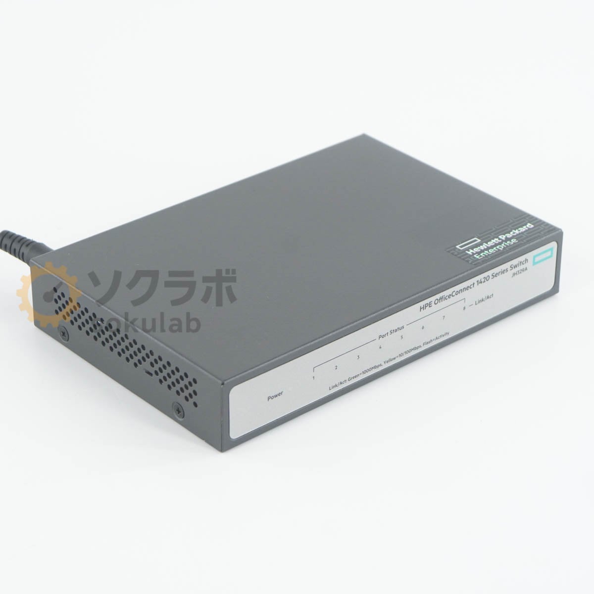 [PG]USED 8���ݾ� HPE hp JH329A OfficeConnect 1420 Series Switch 1420 8G �����å� AC�����ץ��� �Ÿ������� [08212-0026]