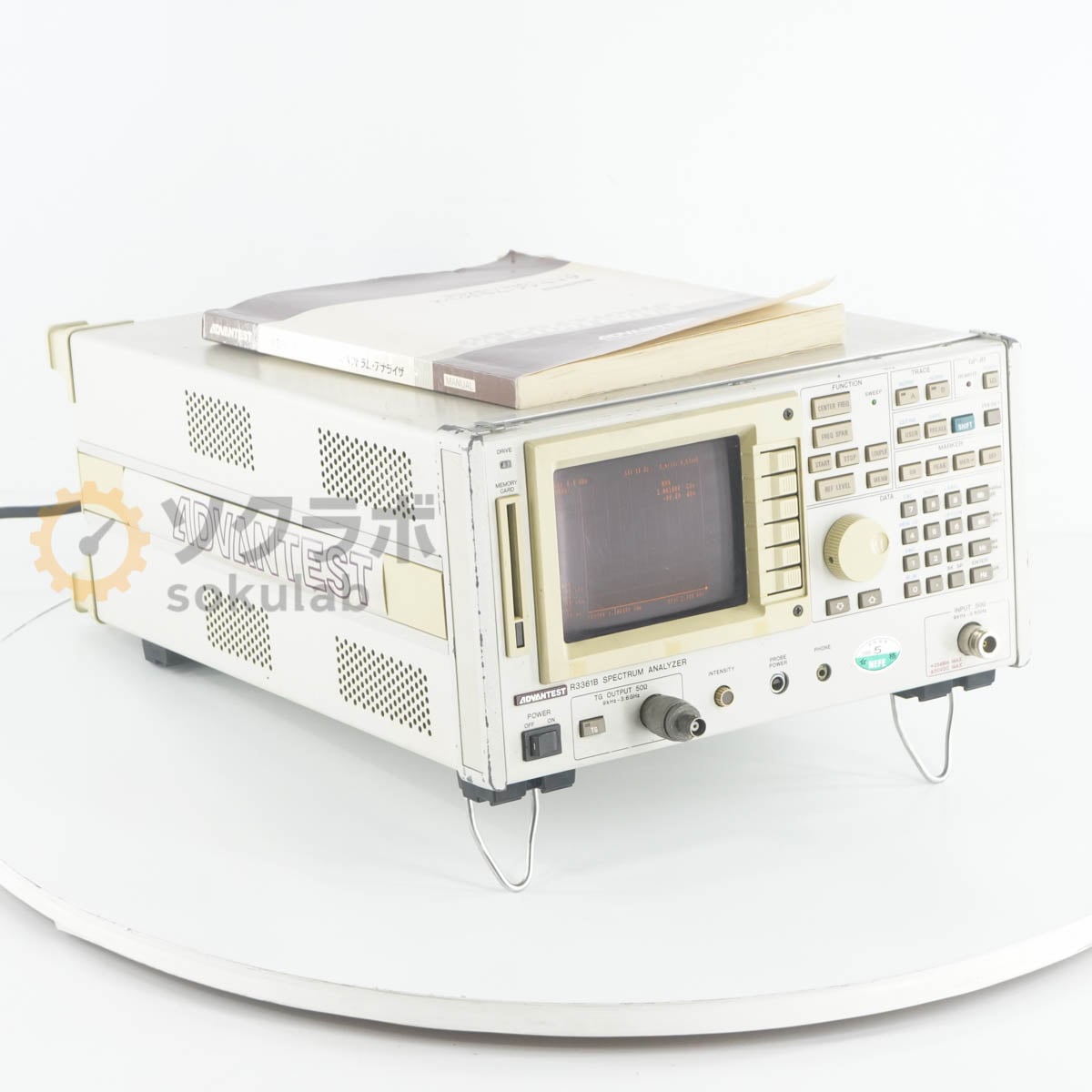 [JB]USED �ݾڤʤ� ADVANTEST R3361B SPECTRUM ANALYZER ���ڥ��ȥ�ॢ�ʥ饤���� ���ڥ��� OPT 04 �谷������ [08222-0005]