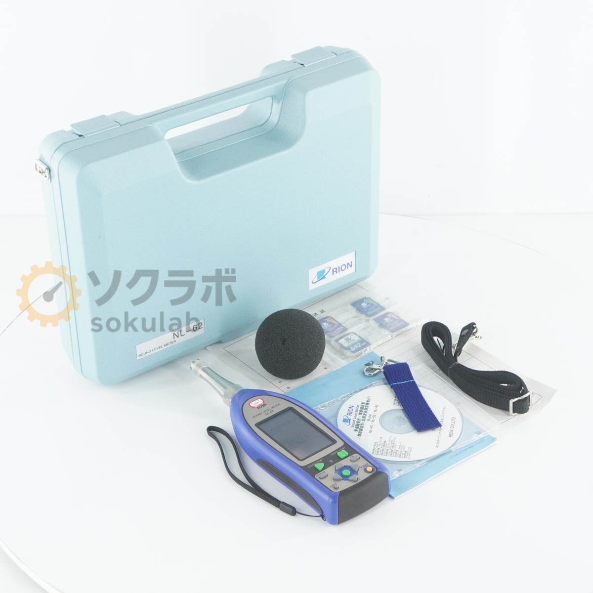[DW]USED 8���ݾ� ����2030ǯ1��ޤ�ͭ�� RION NL-62 SOUND LEVEL METER ��̩������ ����Ȳ�¬�굡ǽ�� ������ɥ�٥��...[08293-0026]