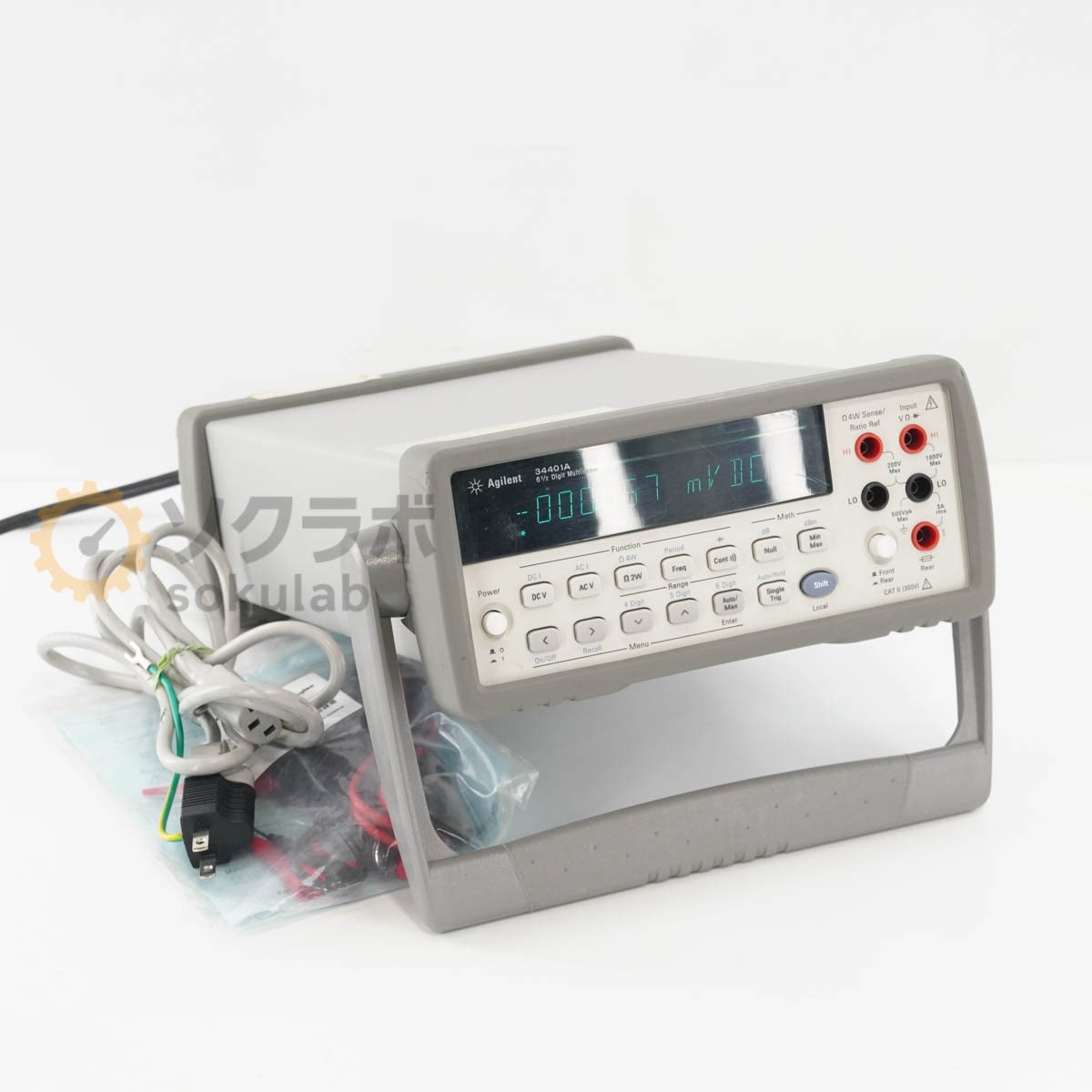 [DW]USED 8���ݾ� ��������2026ǯ1�� Agilent 34401A DMM 6 1/2 Digit Multimeter �ǥ�����ޥ���᡼���� �Ÿ������� [08224-0008]