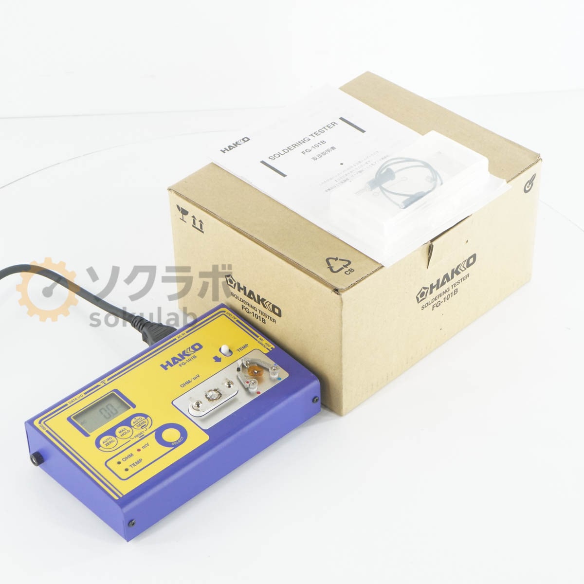 [DW]USED 8���ݾ� HAKKO FG-101B FG101B-81 �Ϥ������ �����貹�ٷ� �ƥ����� �Ϥ�����ƥƥ����� SOLDERING TESTER �Ÿ�...[08224-0034]