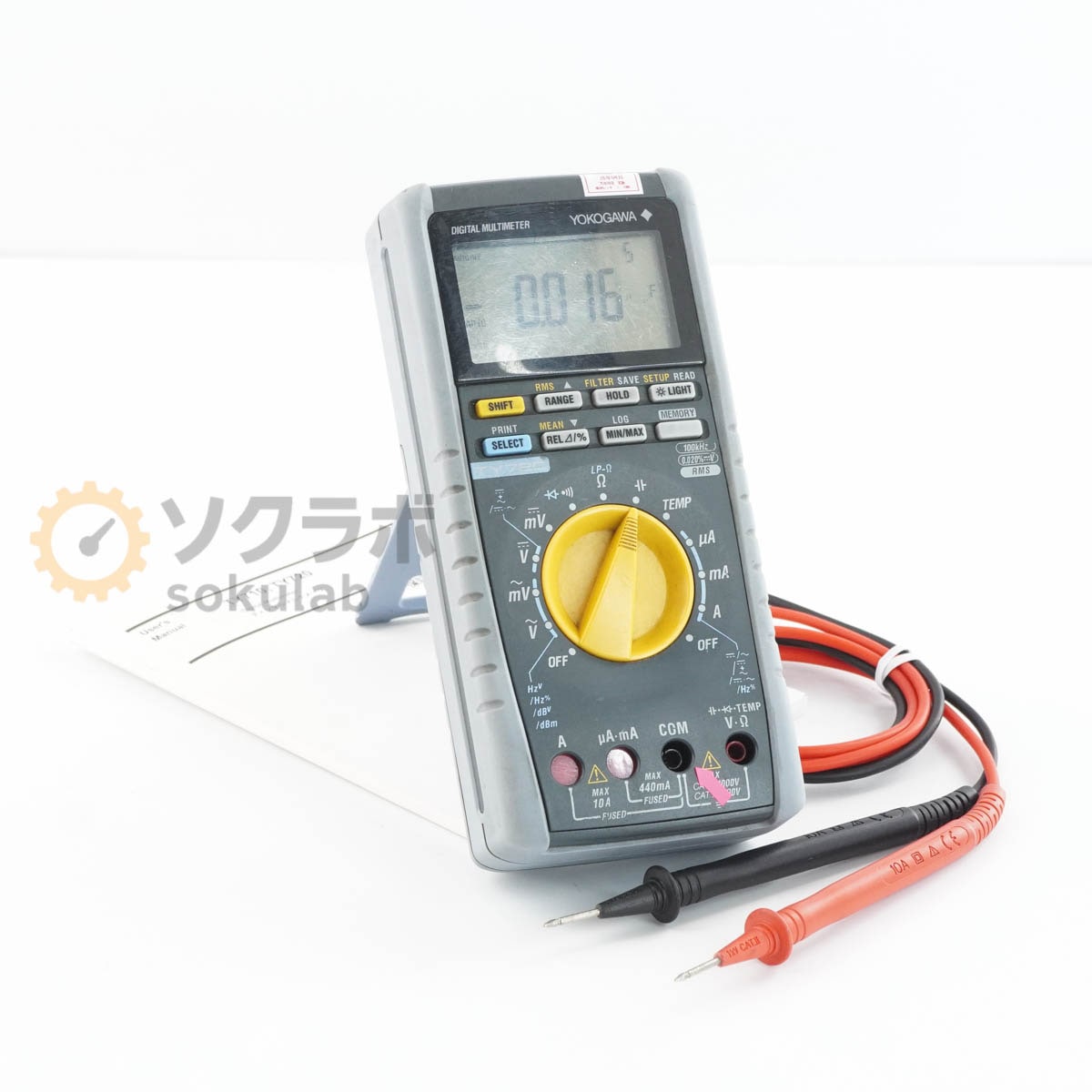 [DW]USED 8���ݾ� 04/2025CAL YOKOGAWA TY720 DMM DIGITAL MULTIMETER �ǥ�����ޥ���᡼���� �谷������ [08183-0245]