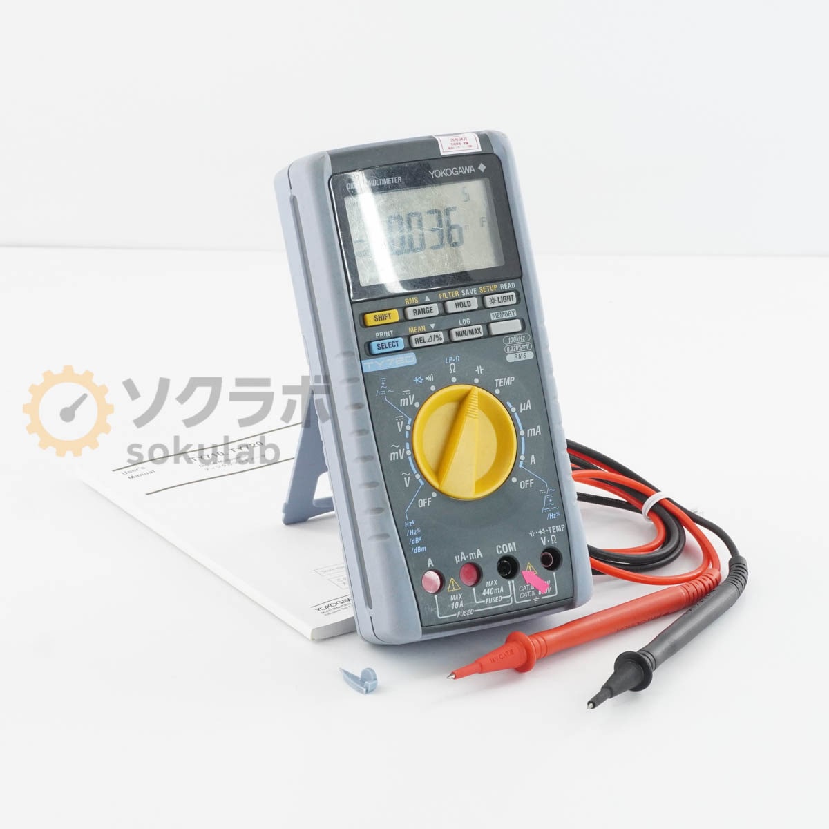 [DW]USED 8���ݾ� 04/2025CAL YOKOGAWA TY720 DMM DIGITAL MULTIMETER �ǥ�����ޥ���᡼���� �谷������ [08183-0247]