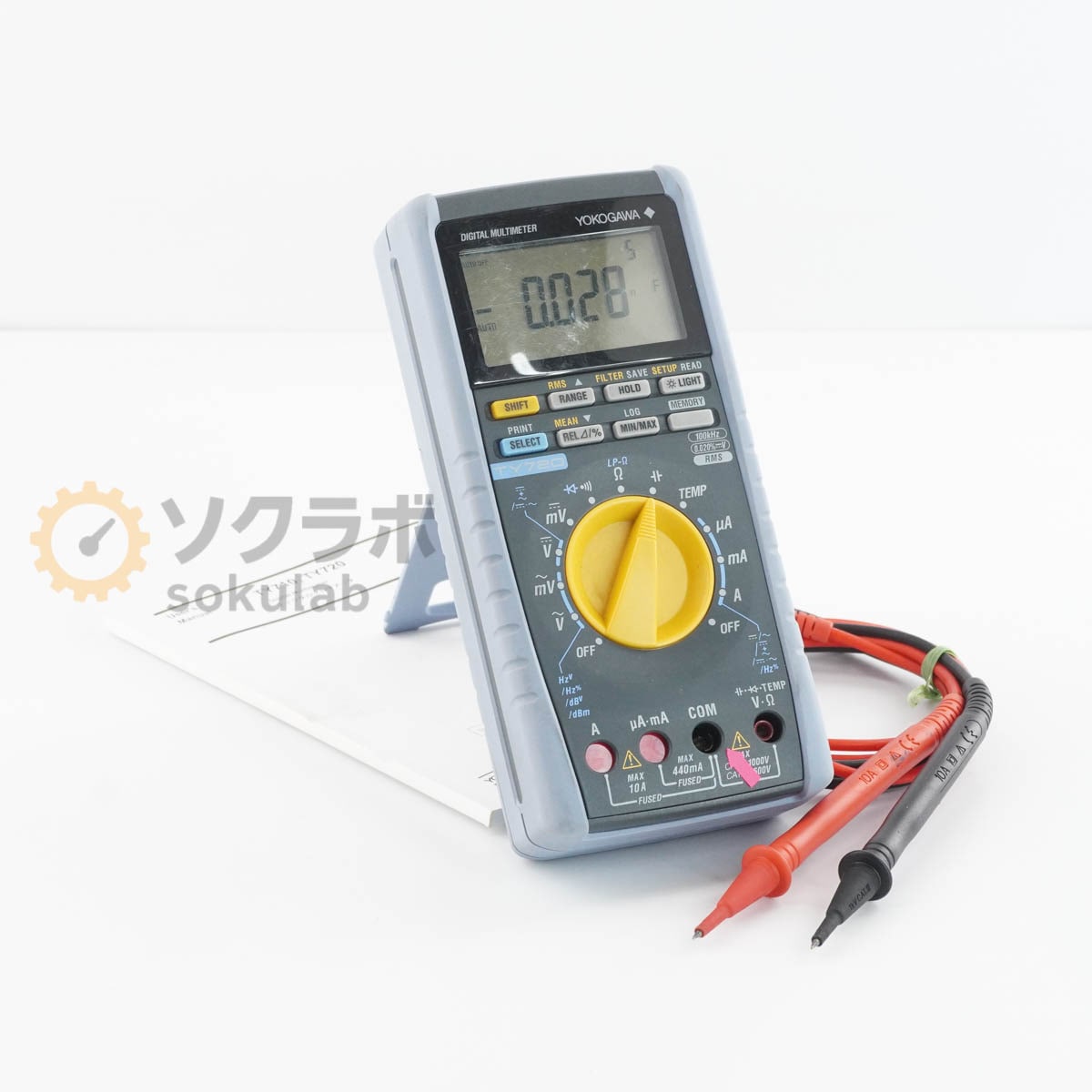[DW]USED 8���ݾ� ����2026ǯ11��ޤ�ͭ�� YOKOGAWA TY720 DMM DIGITAL MULTIMETER �ǥ�����ޥ���᡼���� �谷������ [08183-0248]