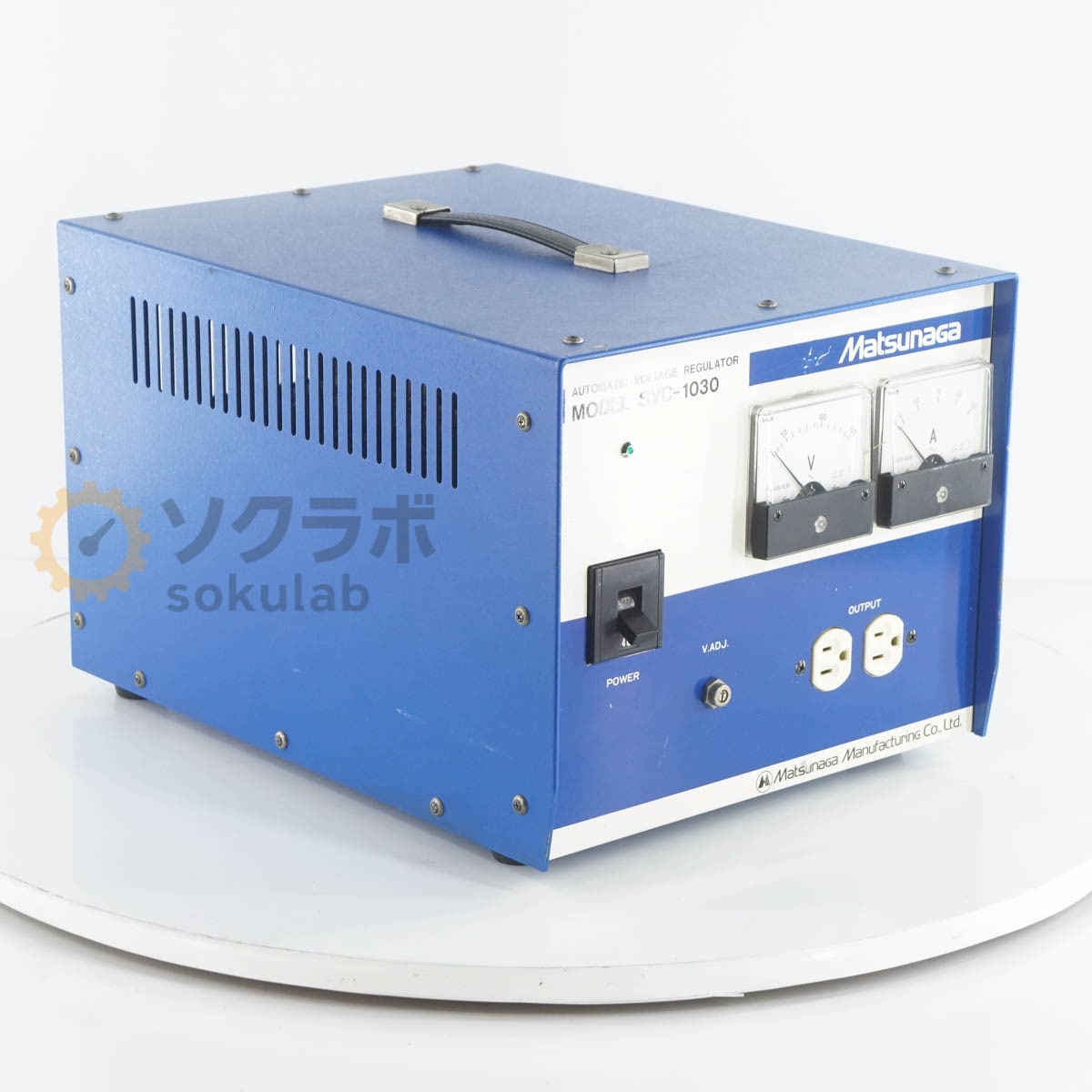 [JB]USED �ݾڤʤ� Matsunaga SVC-1030 Stavol AVR AUTOMATIC VOLTAGE REGULATOR ���Ű��Ÿ����� [08298-0019]