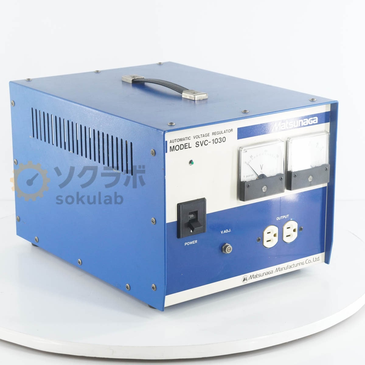 [JB]USED �ݾڤʤ� Matsunaga SVC-1030 Stavol AVR AUTOMATIC VOLTAGE REGULATOR ���Ű��Ÿ����� [08298-0020]