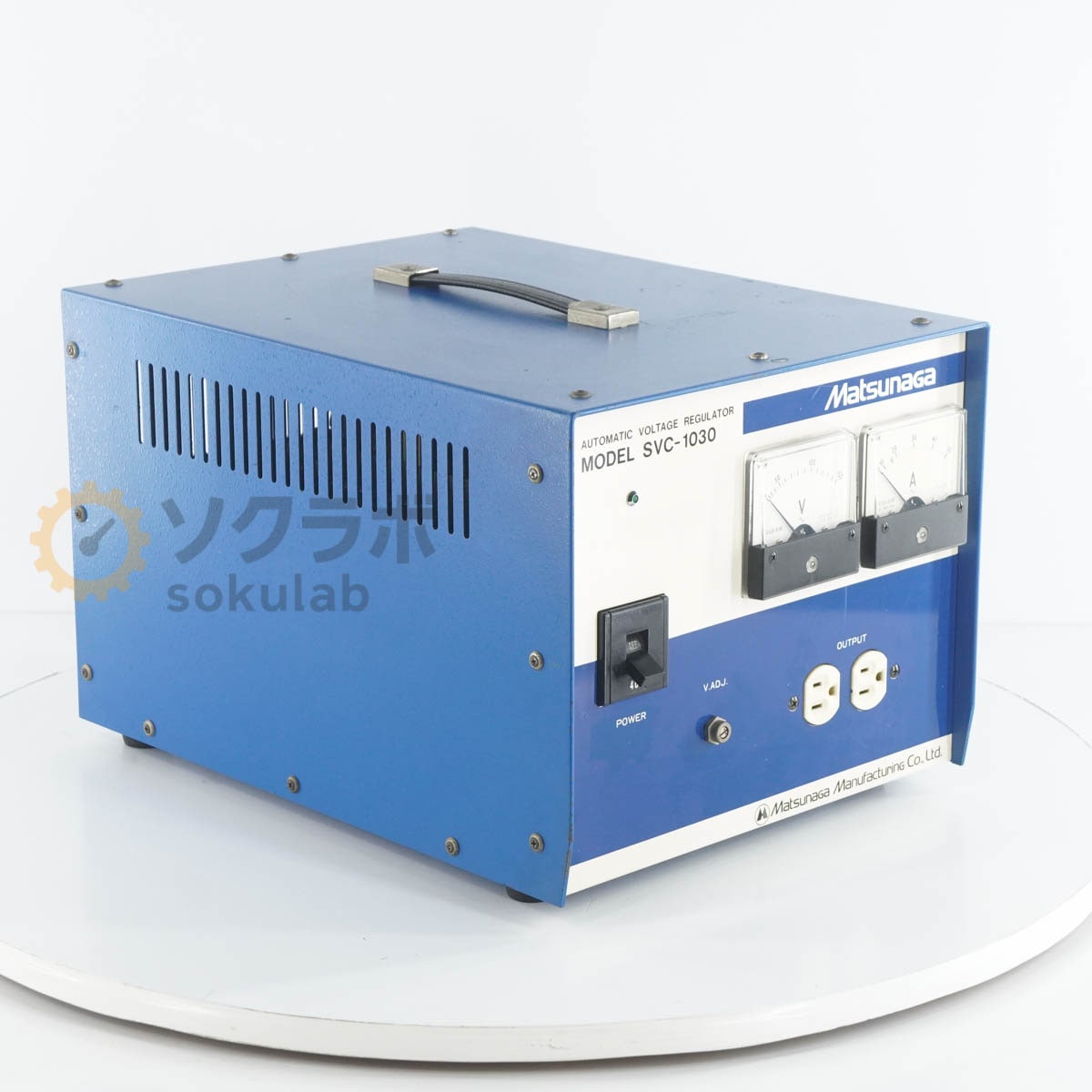 [JB]USED �ݾڤʤ� Matsunaga SVC-1030 Stavol AVR AUTOMATIC VOLTAGE REGULATOR ���Ű��Ÿ����� [08298-0021]
